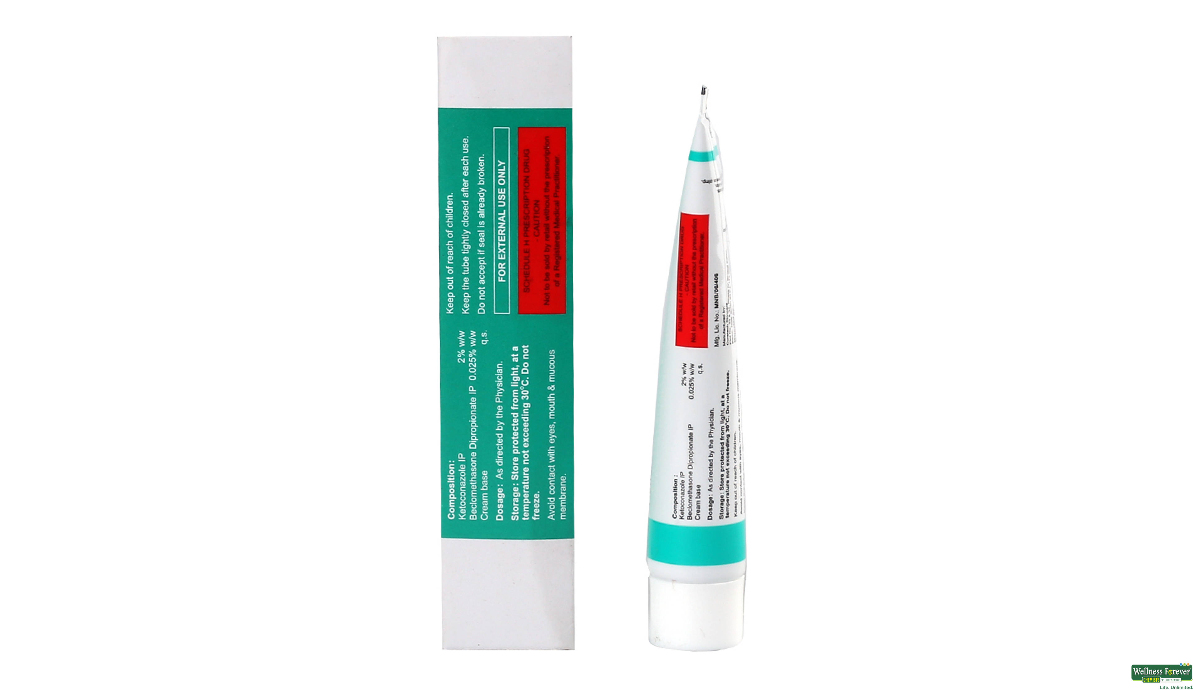 KENOZOLE-B CREAM 15GM- 2, 15GM, 