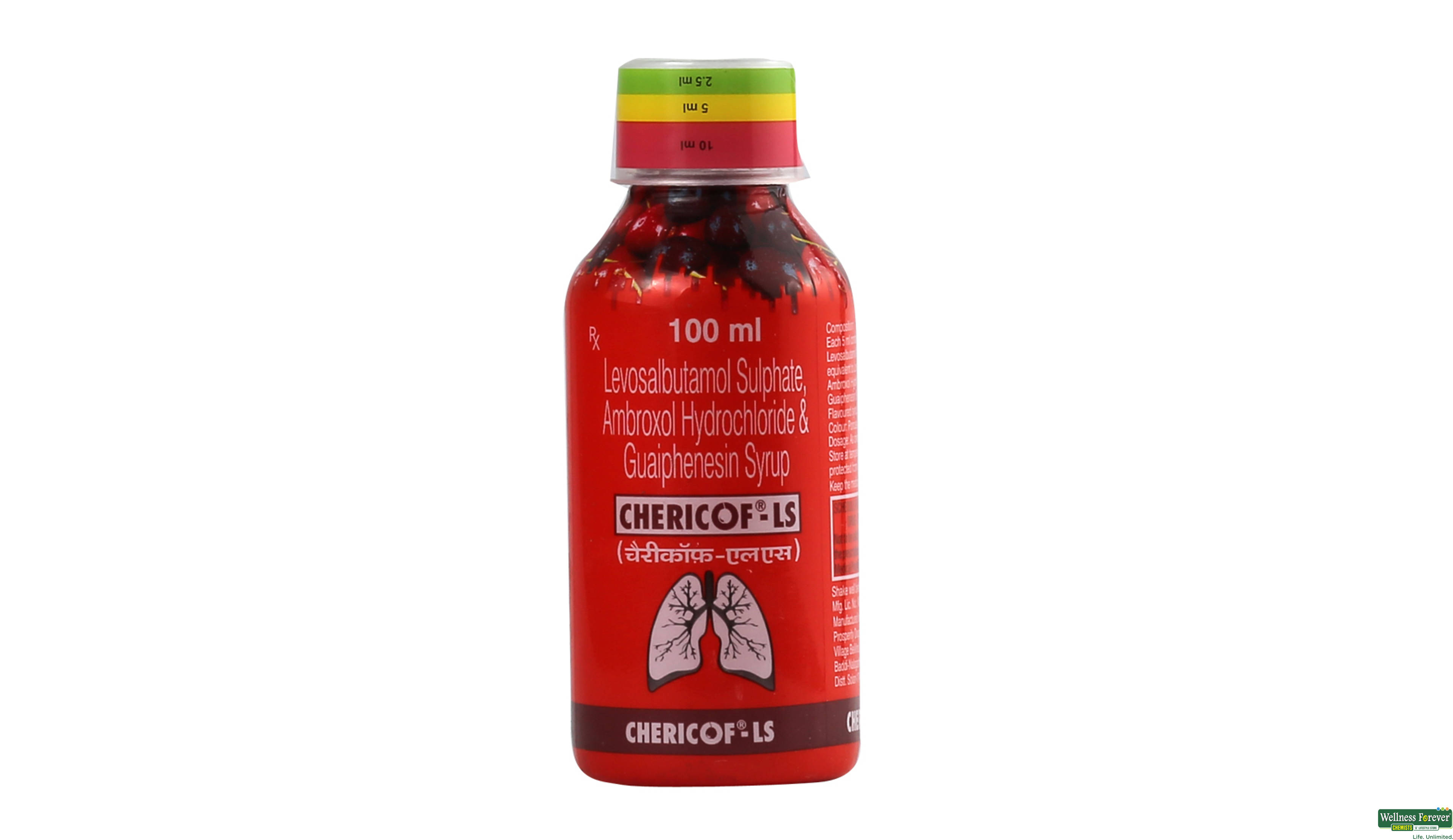 CHERICOF-LS SYP 100ML- 1, 100ML, 