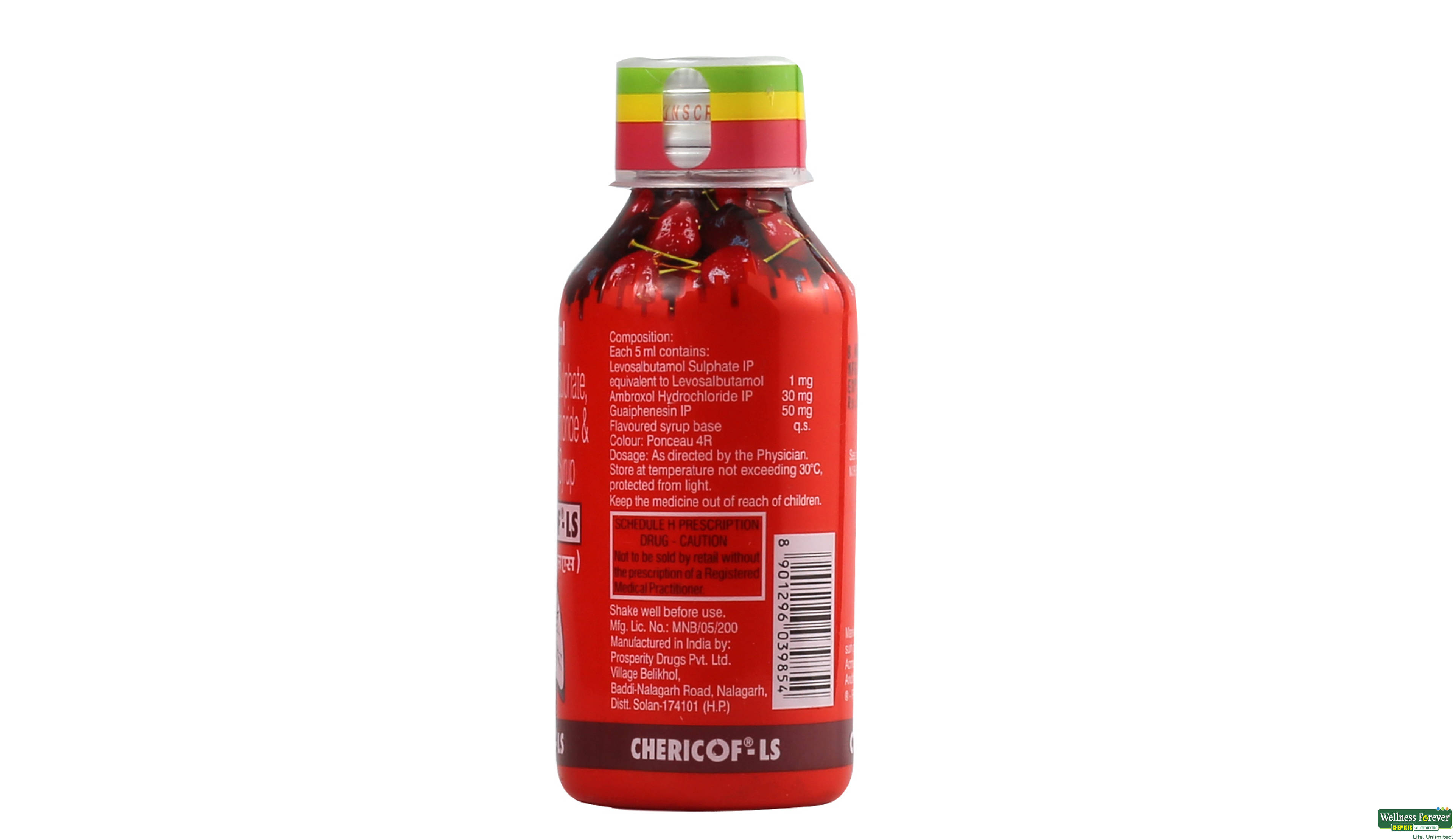 CHERICOF-LS SYP 100ML- 2, 100ML, 