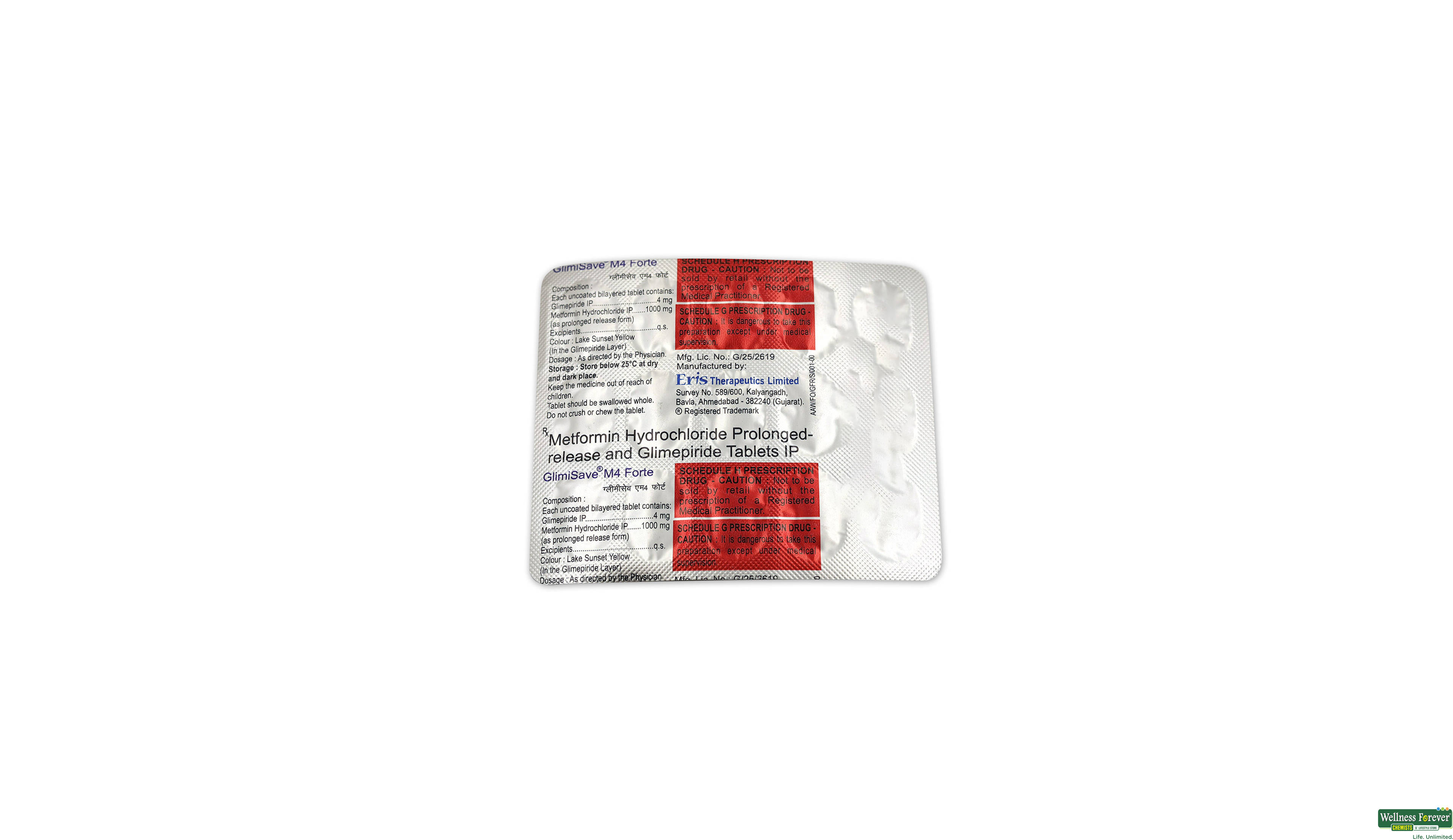 GLIMISAVE-M4 FORTE 15TAB- 1, 15TAB, 