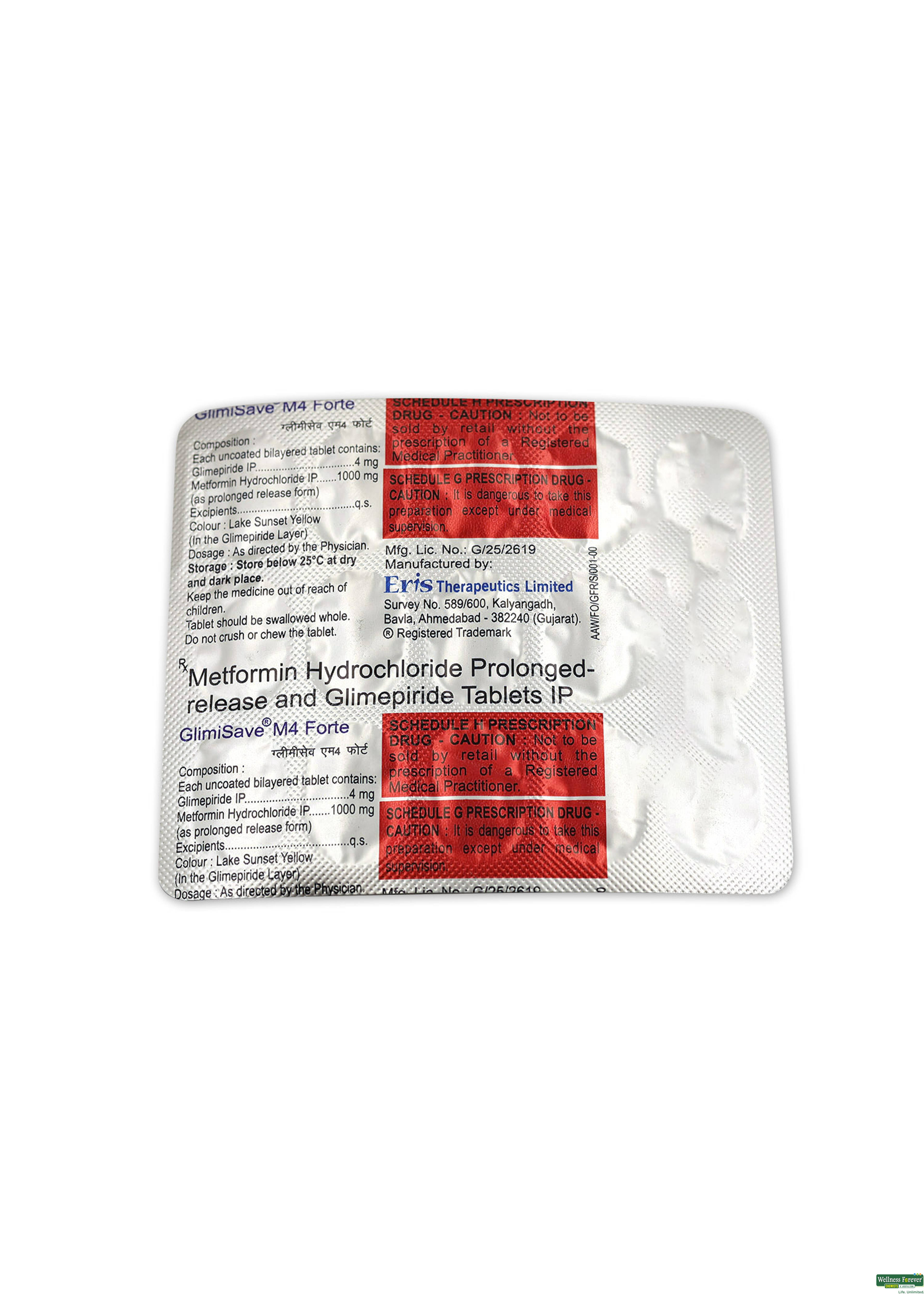 Glimisave M4 Forte 15 Tablets-image