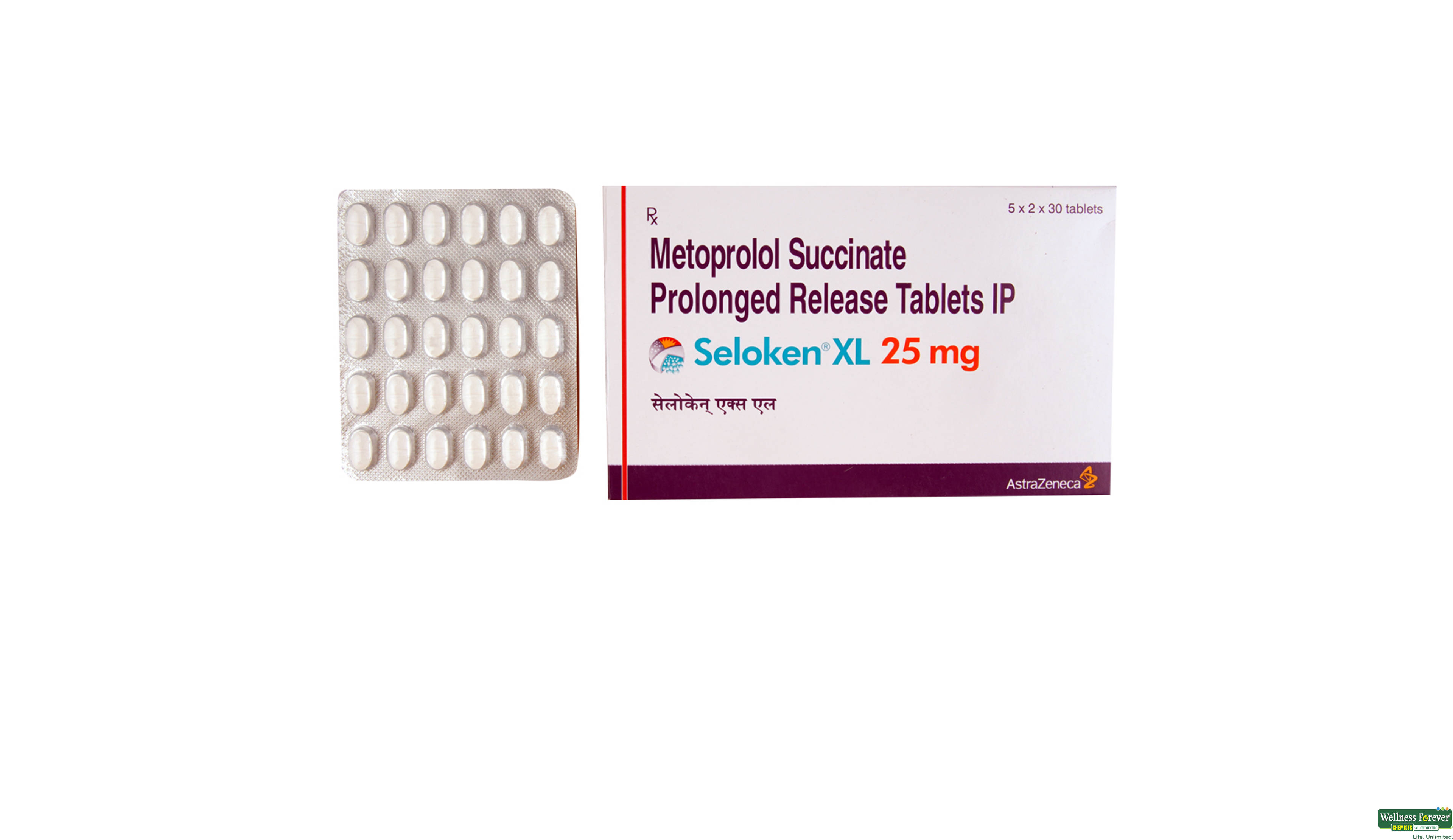 SELOKEN-XL 25MG 30TAB- 1, 30TAB, 