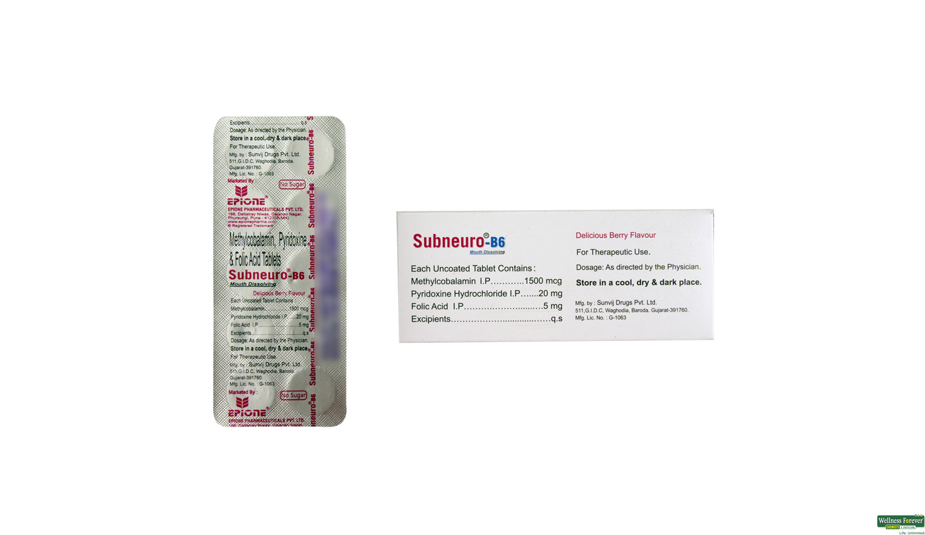 SUBNEURO-B6 10TAB- 2, 10TAB, 