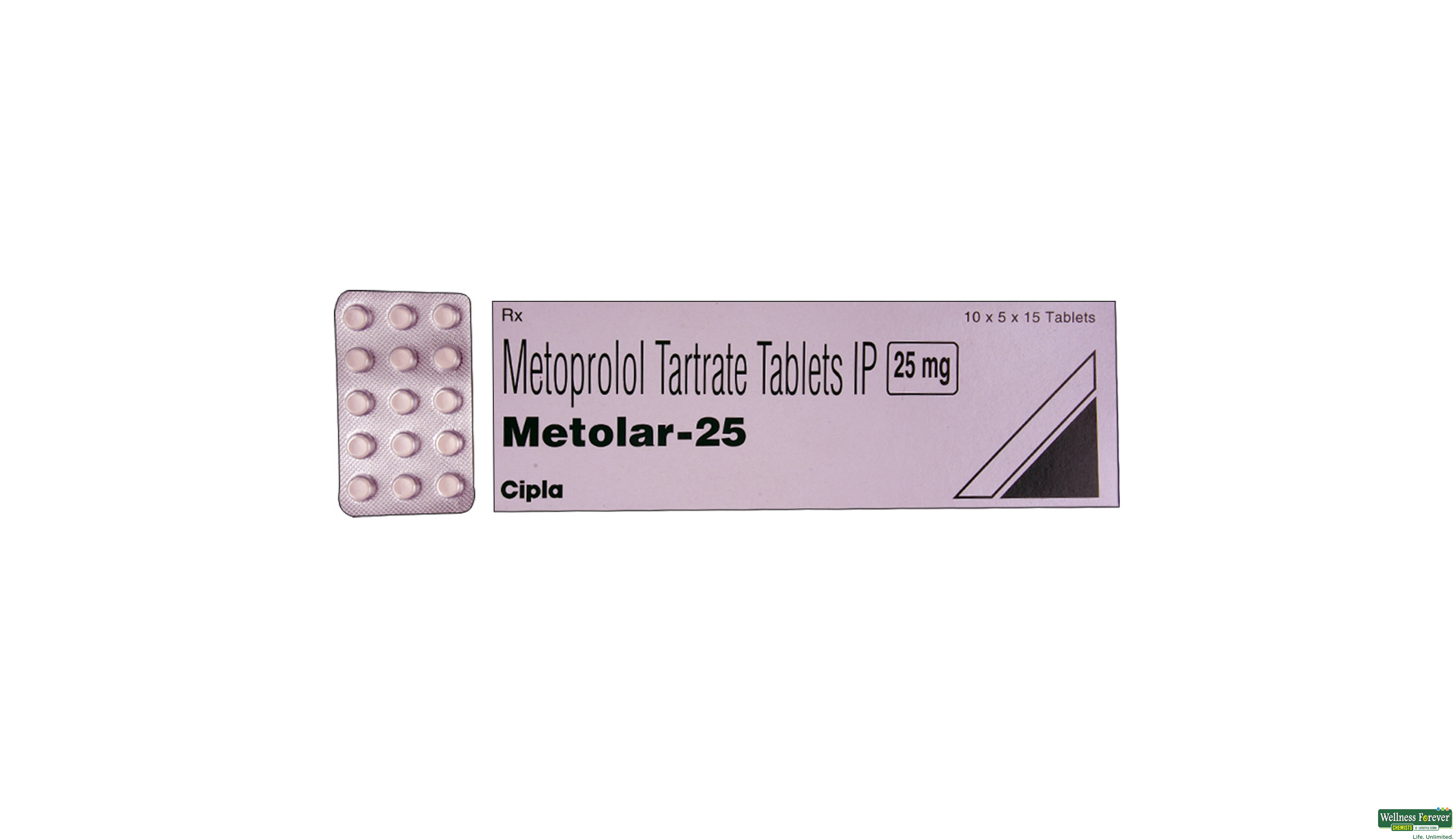 METOLAR 25MG 15TAB- 1, 15TAB, 