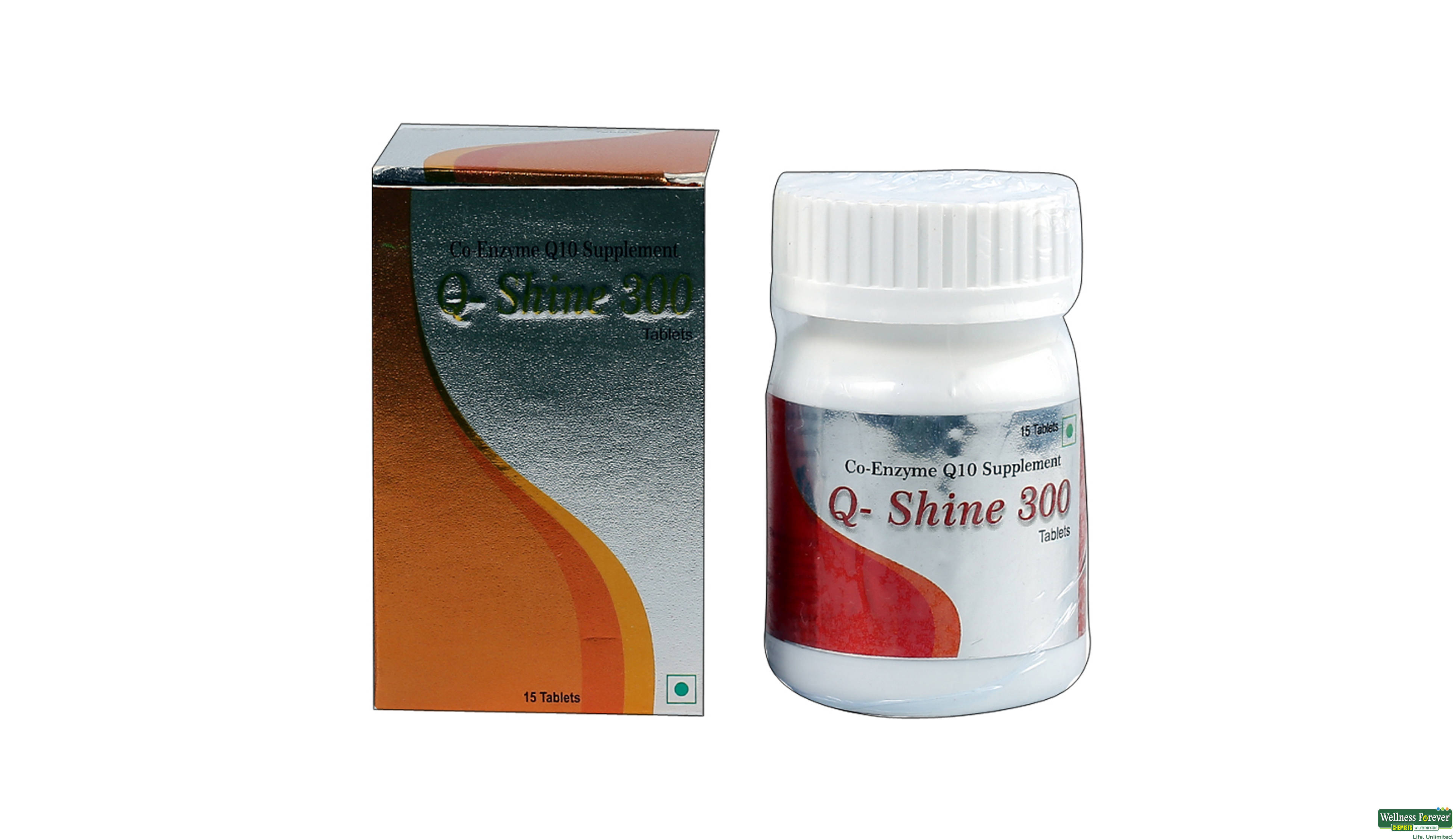 Q-SHINE 300MG 15TAB- 1, 15TAB, 