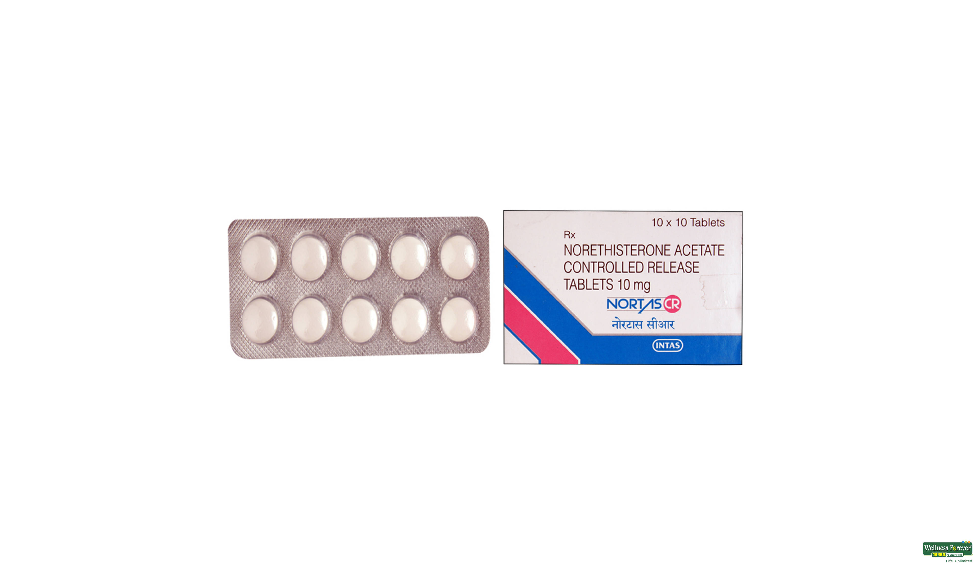 NORTAS-CR 10MG 10TAB- 1, 10TAB, 