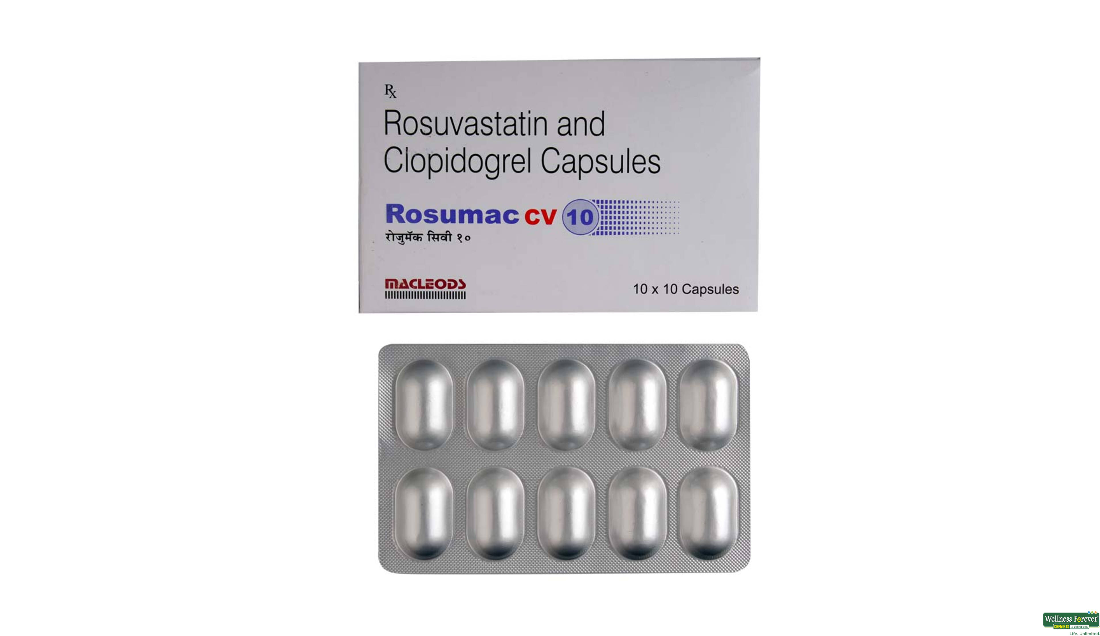 ROSUMAC-CV 10MG 10CAP- 1, 10CAP, 