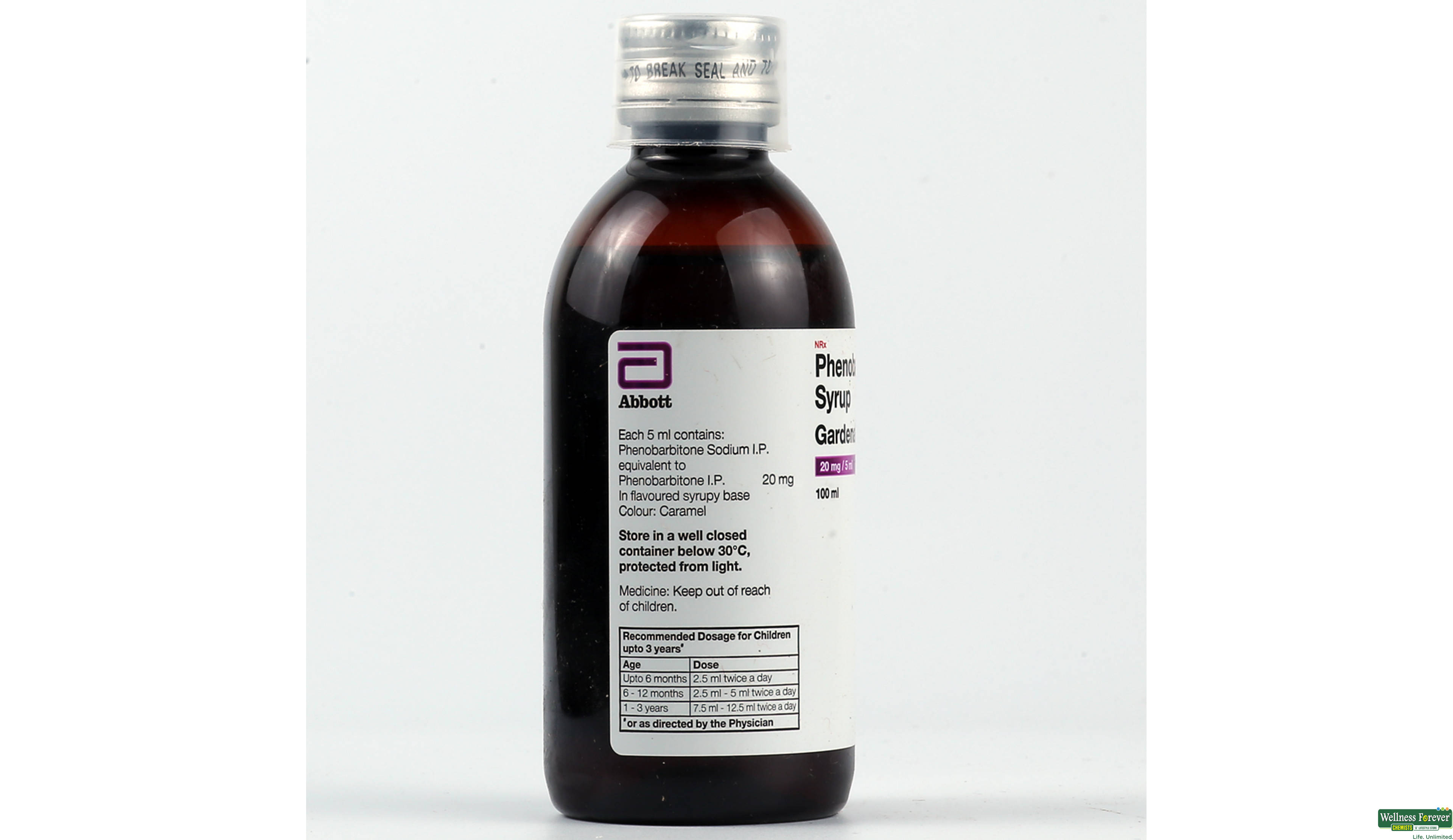 GARDENAL SYP 100ML- 2, 100ML, 
