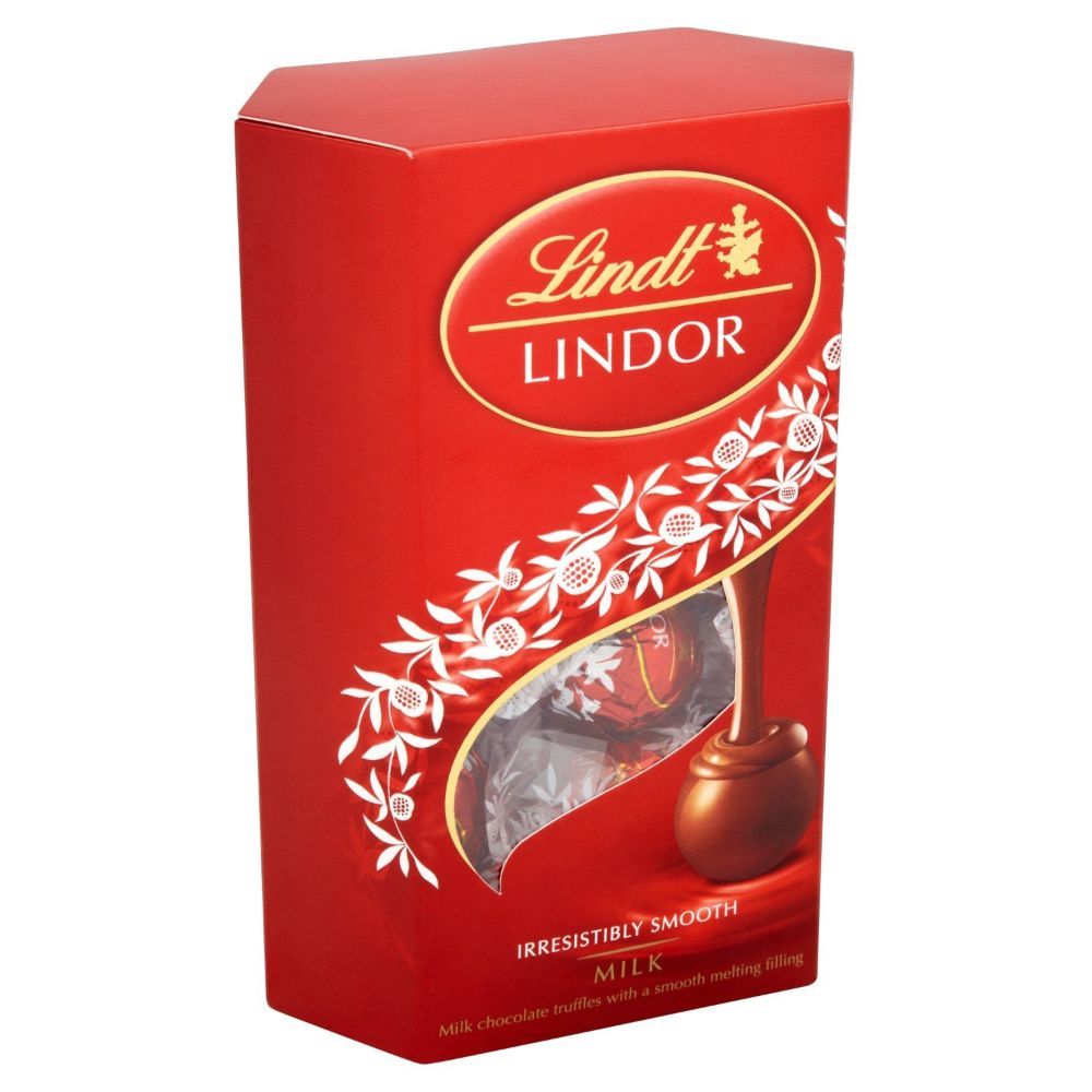 Lindt LINDOR Milk Chocolate Truffles Box 200g