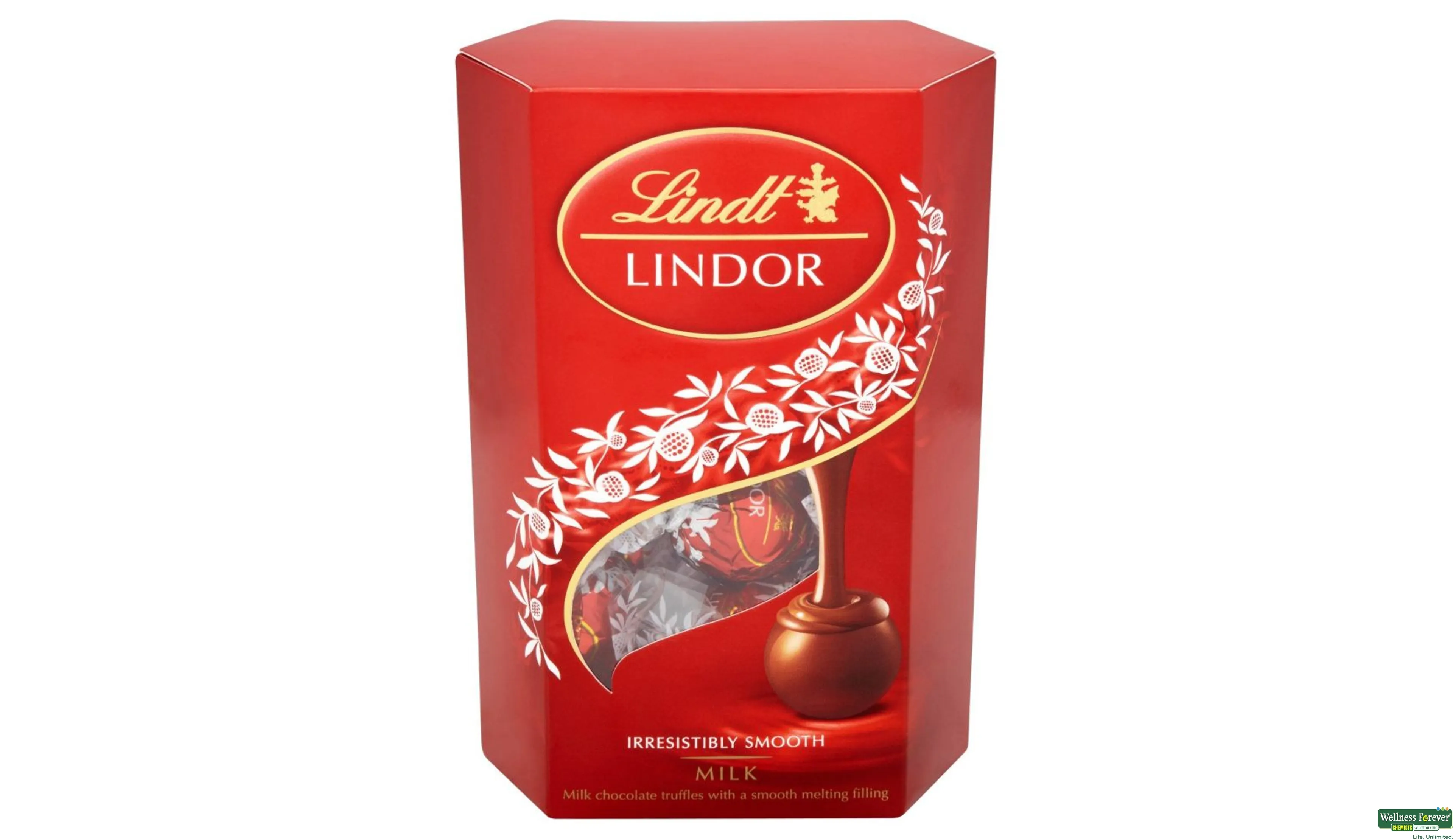 Lindt LINDOR Milk Chocolate Truffles Box 200g