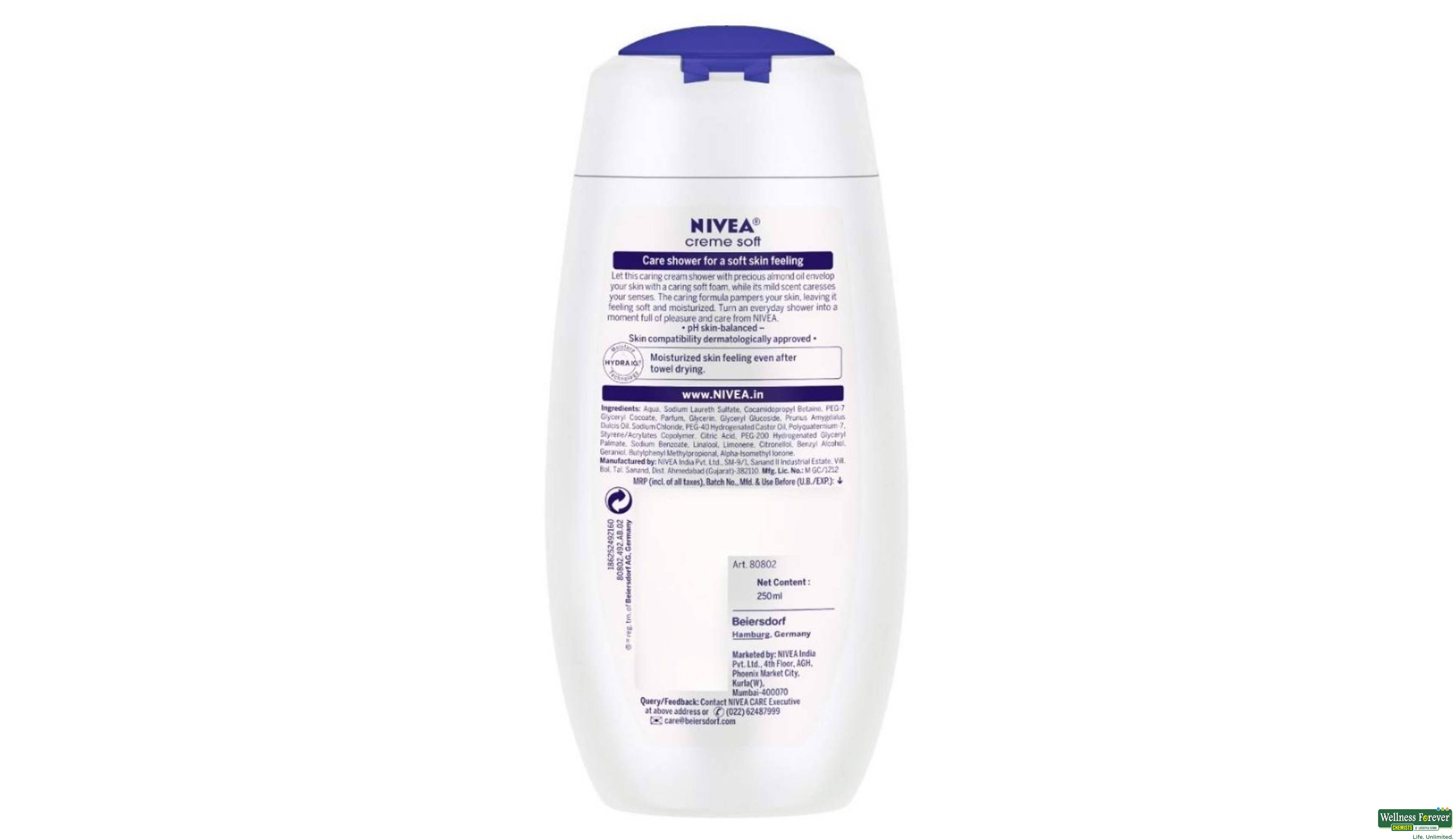 NIVEA S/CRM CREME CARE 250ML- 6, 250ML, 