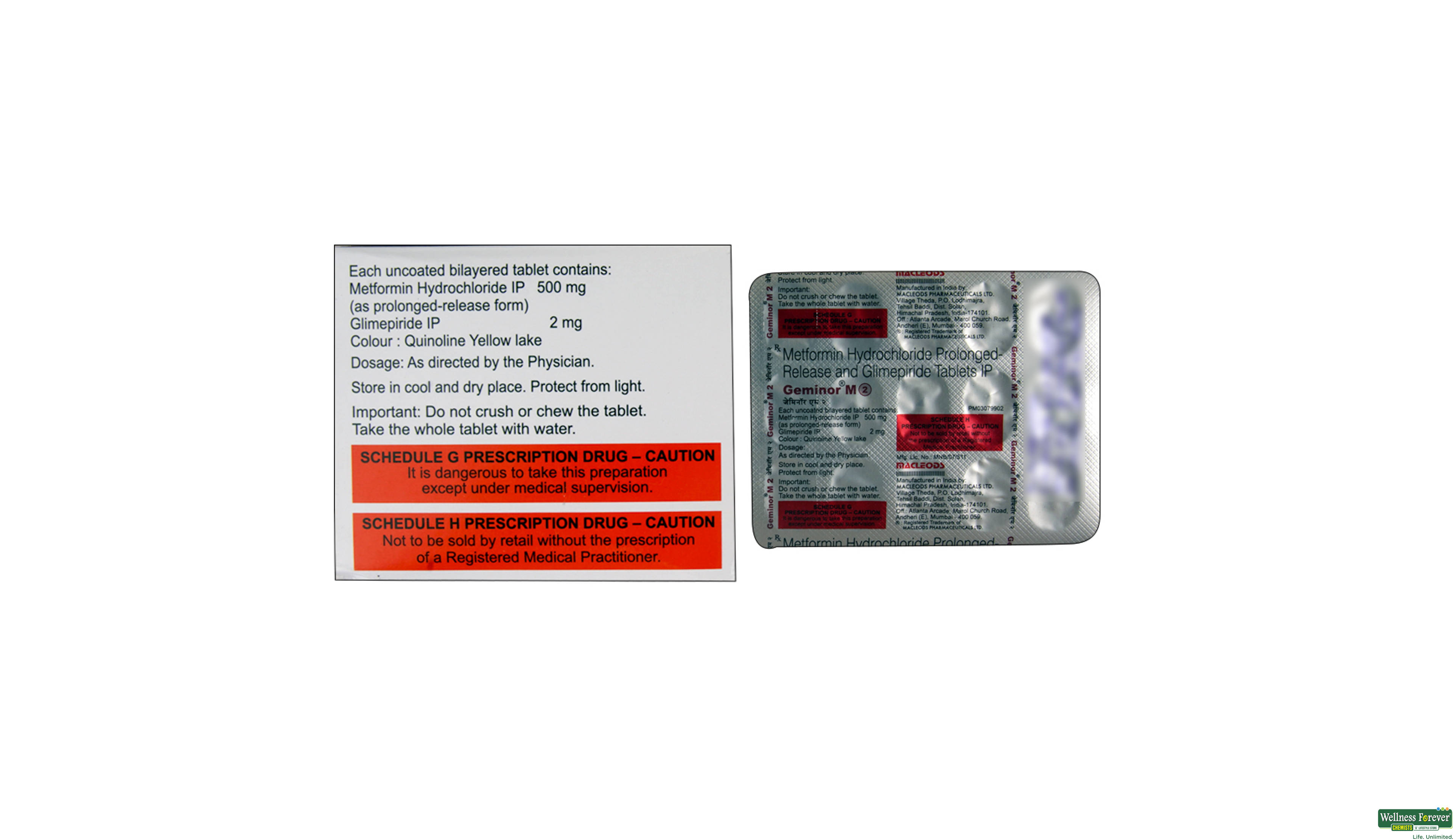 GEMINOR-M 2MG 15TAB- 2, 15TAB, 