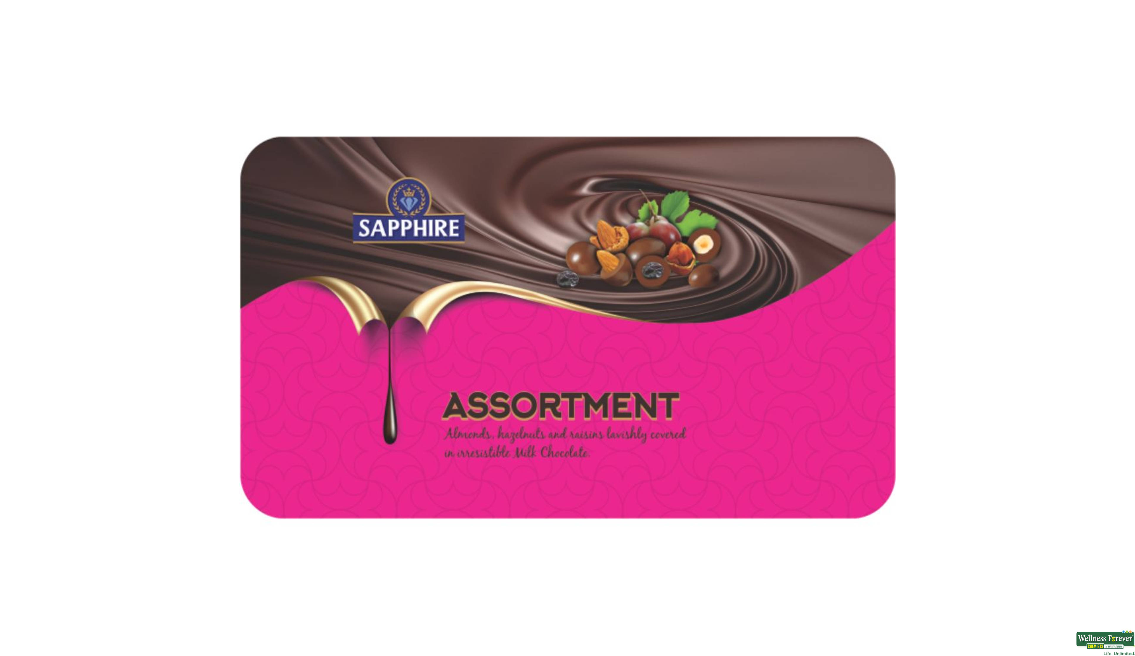 SAPPHIRE CHOC ASSORTMENT 175GM- 1, 175GM, null