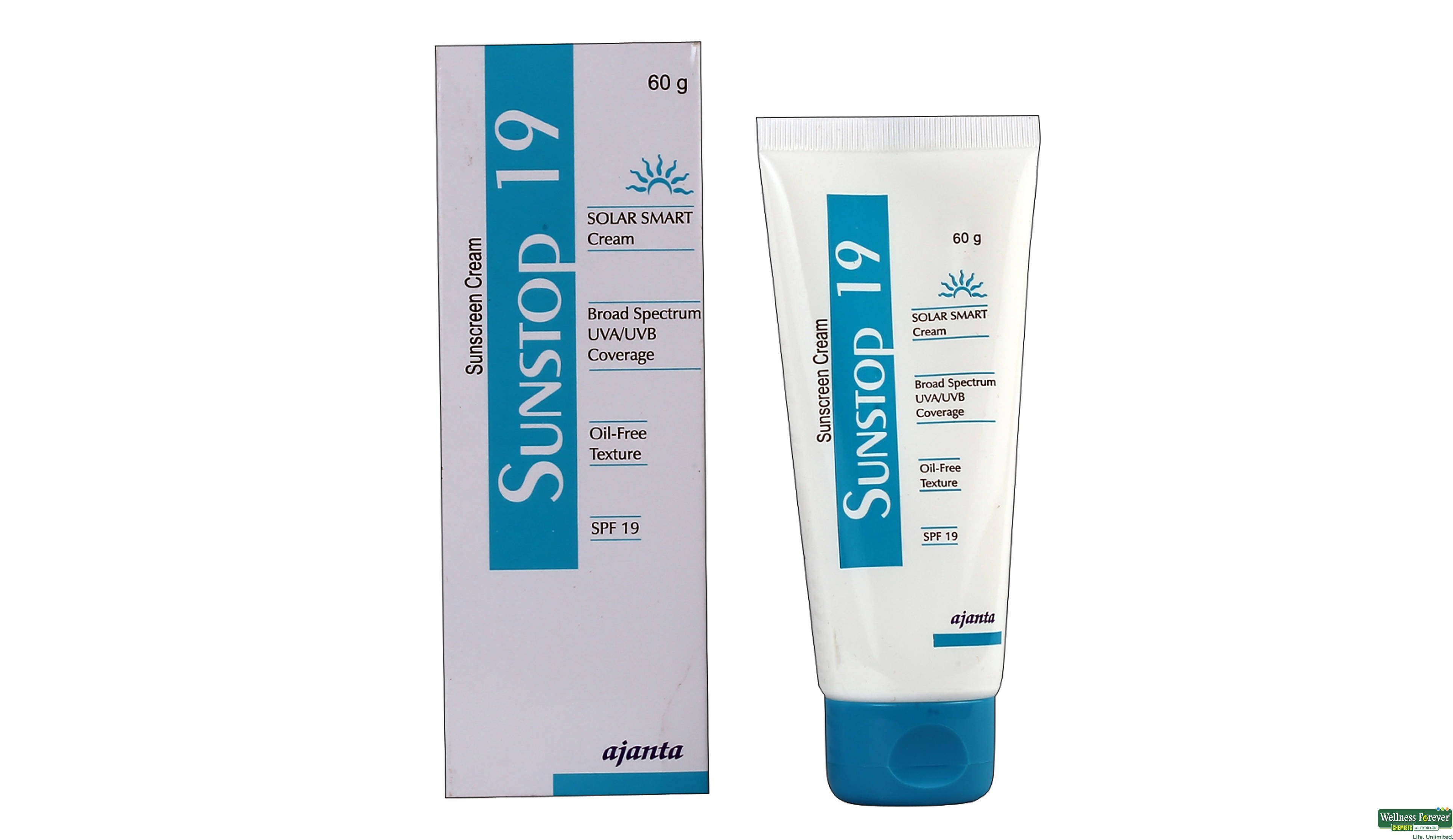 SUNSTOP SPF19 CREAM 60GM- 1, 60GM, 