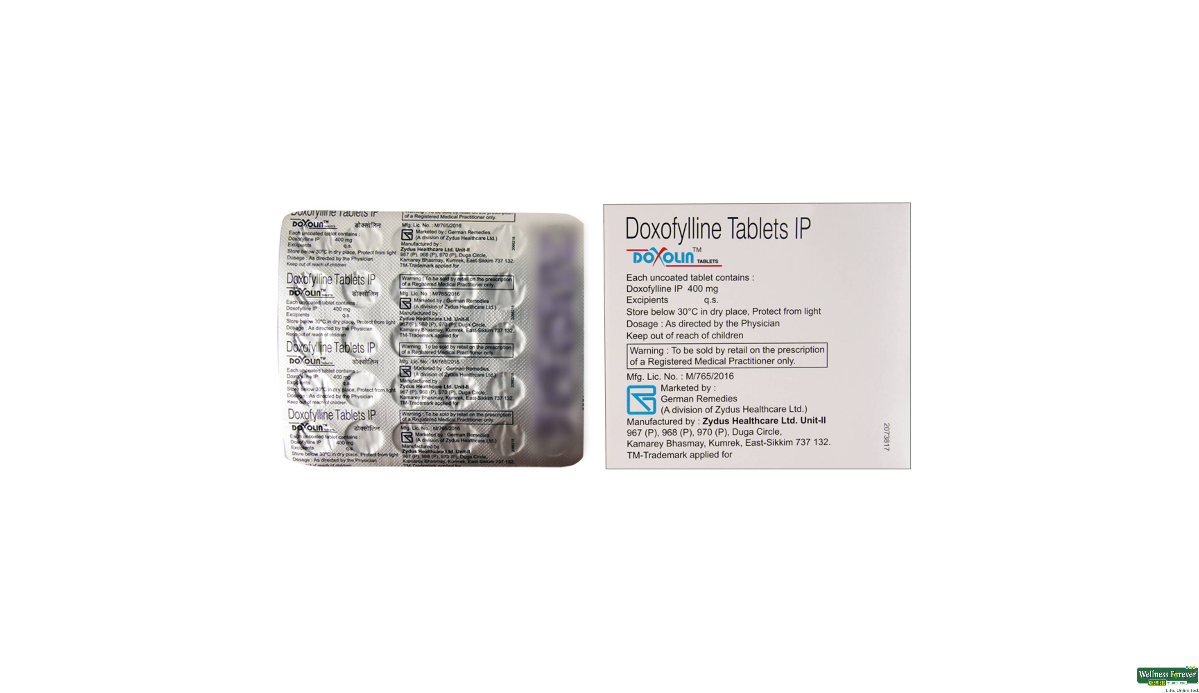 DOXOLIN 400MG 30TAB- 2, 30TAB, 