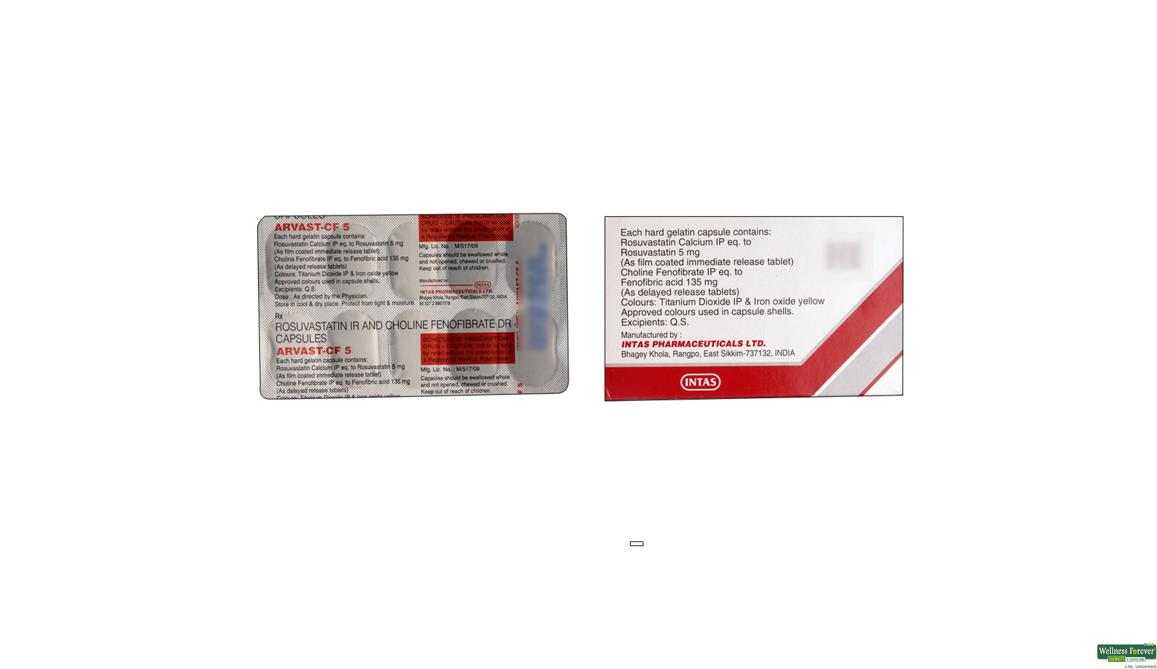 ARVAST-CF 5MG 10CAP- 2, 10CAP, 