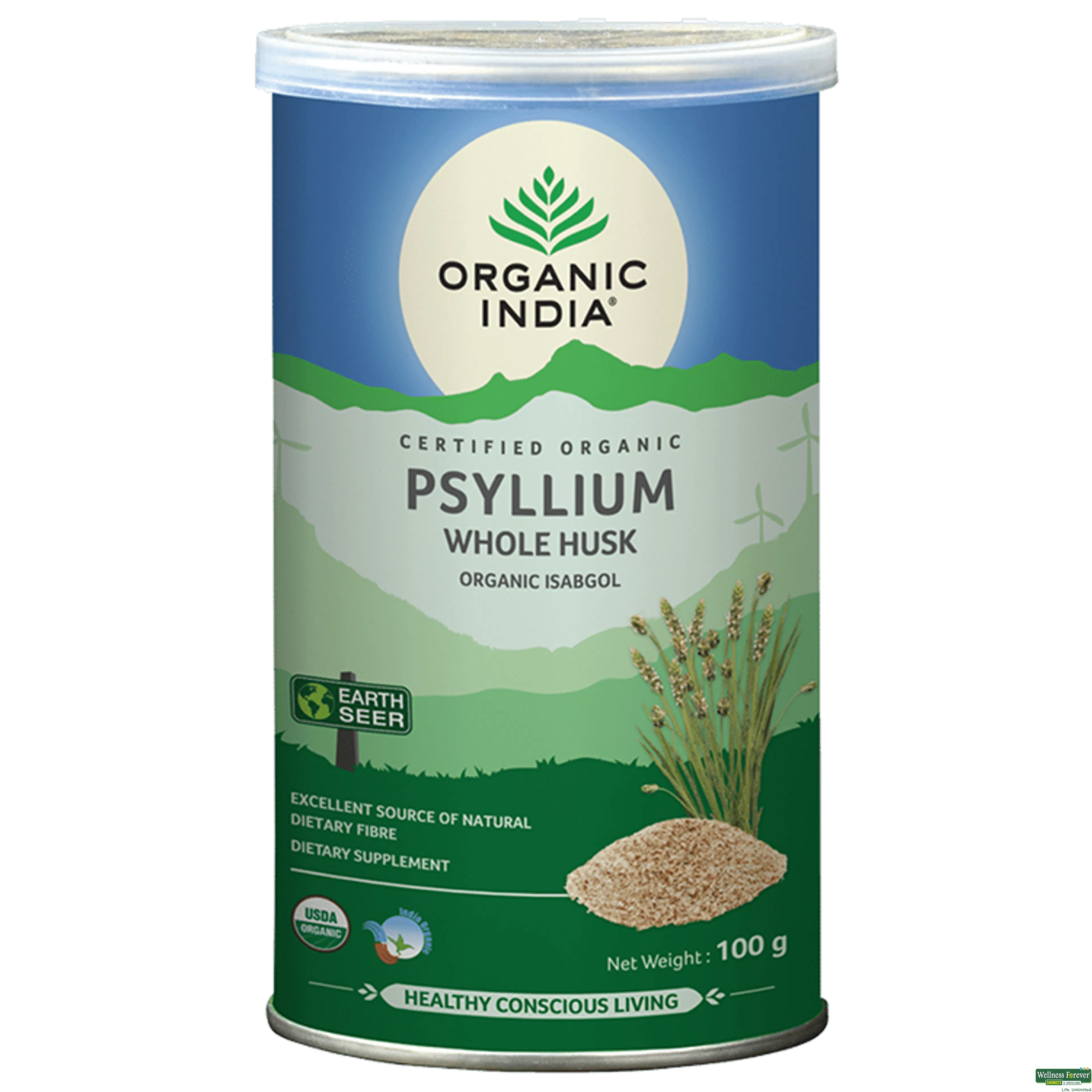 PSYLLIUM WHOLE HUSK 100GM-image