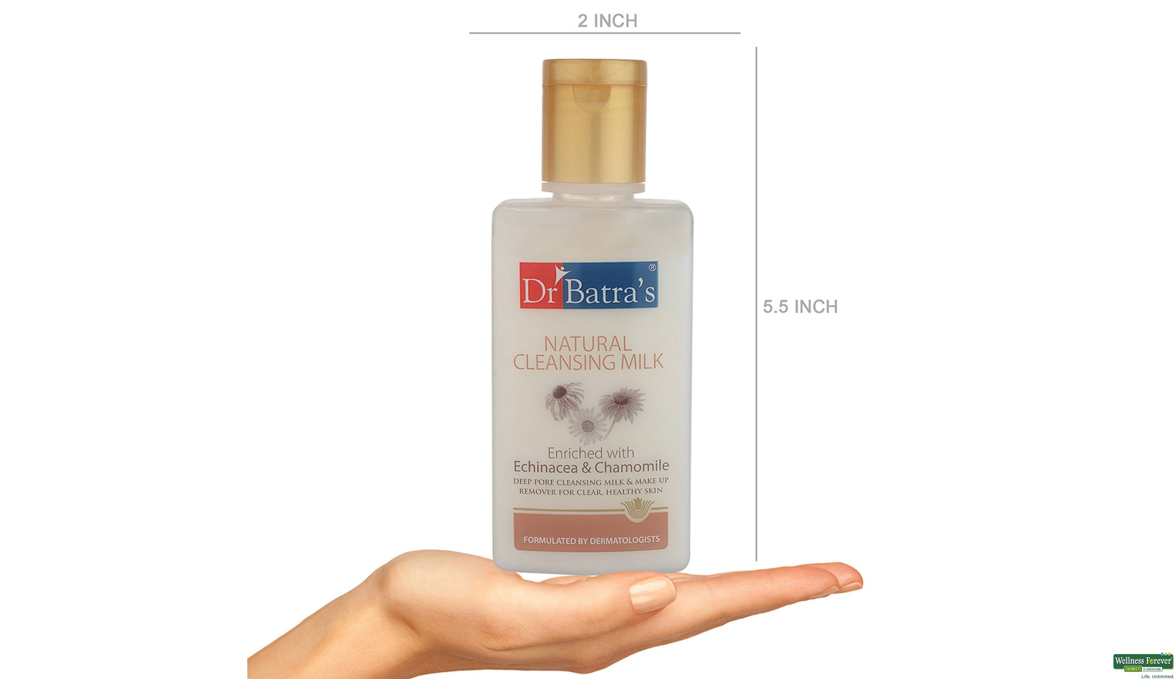 DR BATRAS NATURAL CLEANSING MILK 100ML- 3, 100ML, 