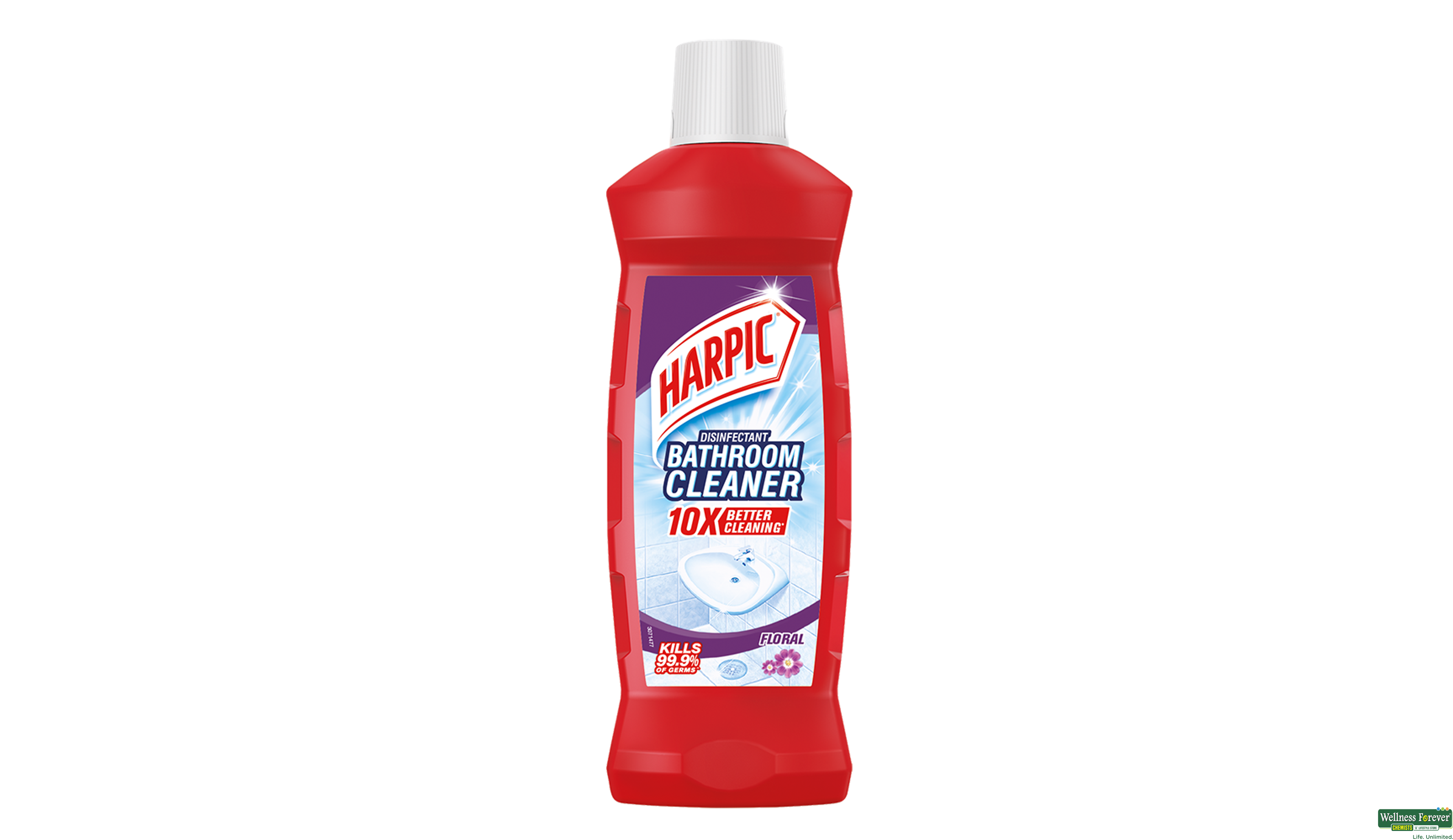 HARPIC BATHROOM CLEANER FLORAL 500ML- 2, 500ML, 