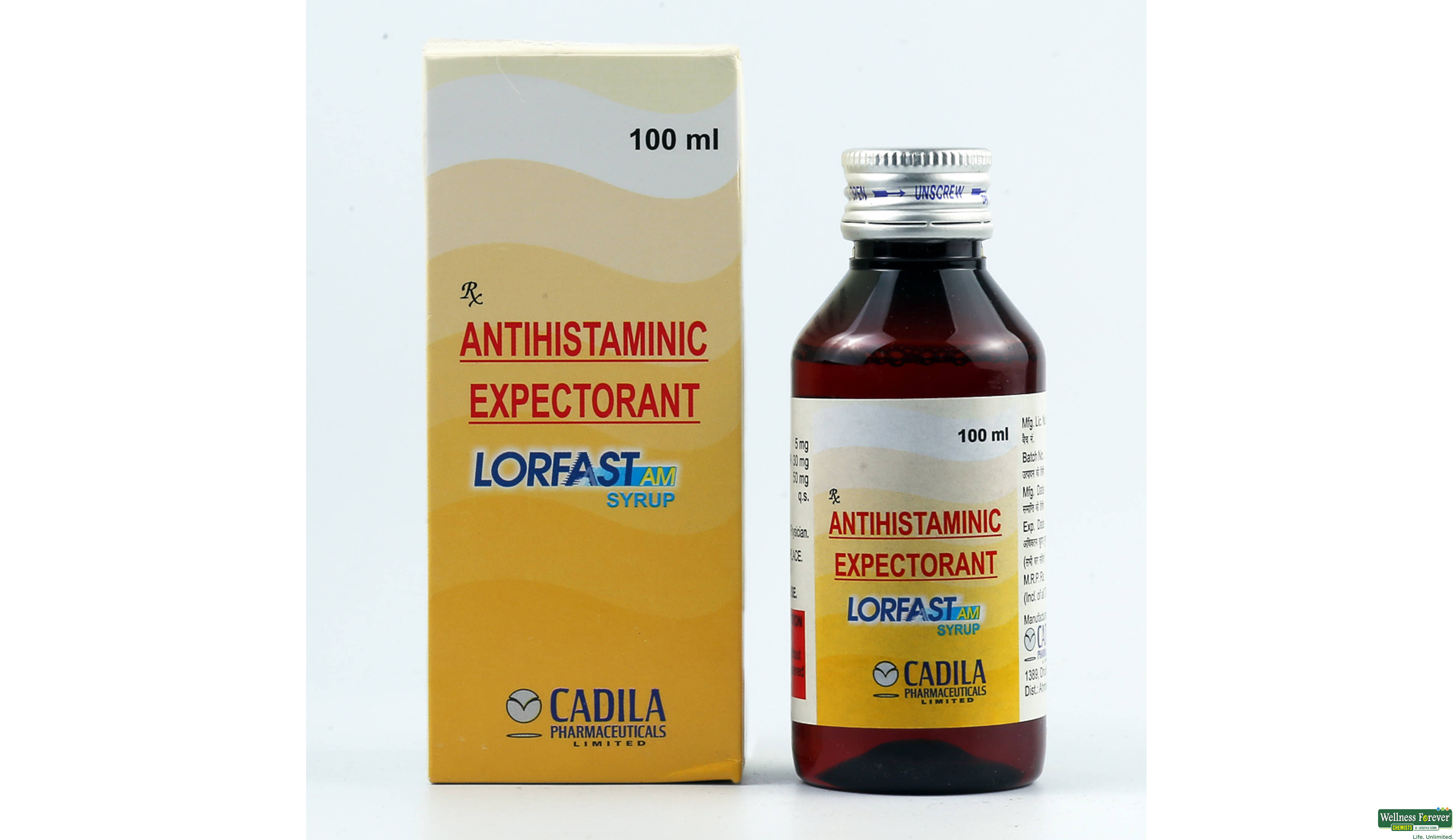 LORFAST-AM SYP 100ML- 1, 100ML, 