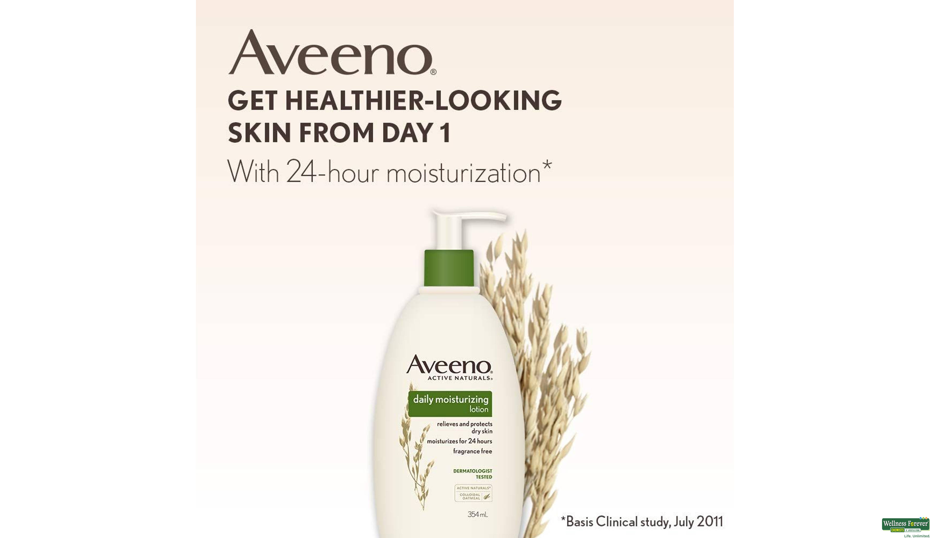 AVEENO DAILY MOIST LTN 354ML- 3, 354ML, 