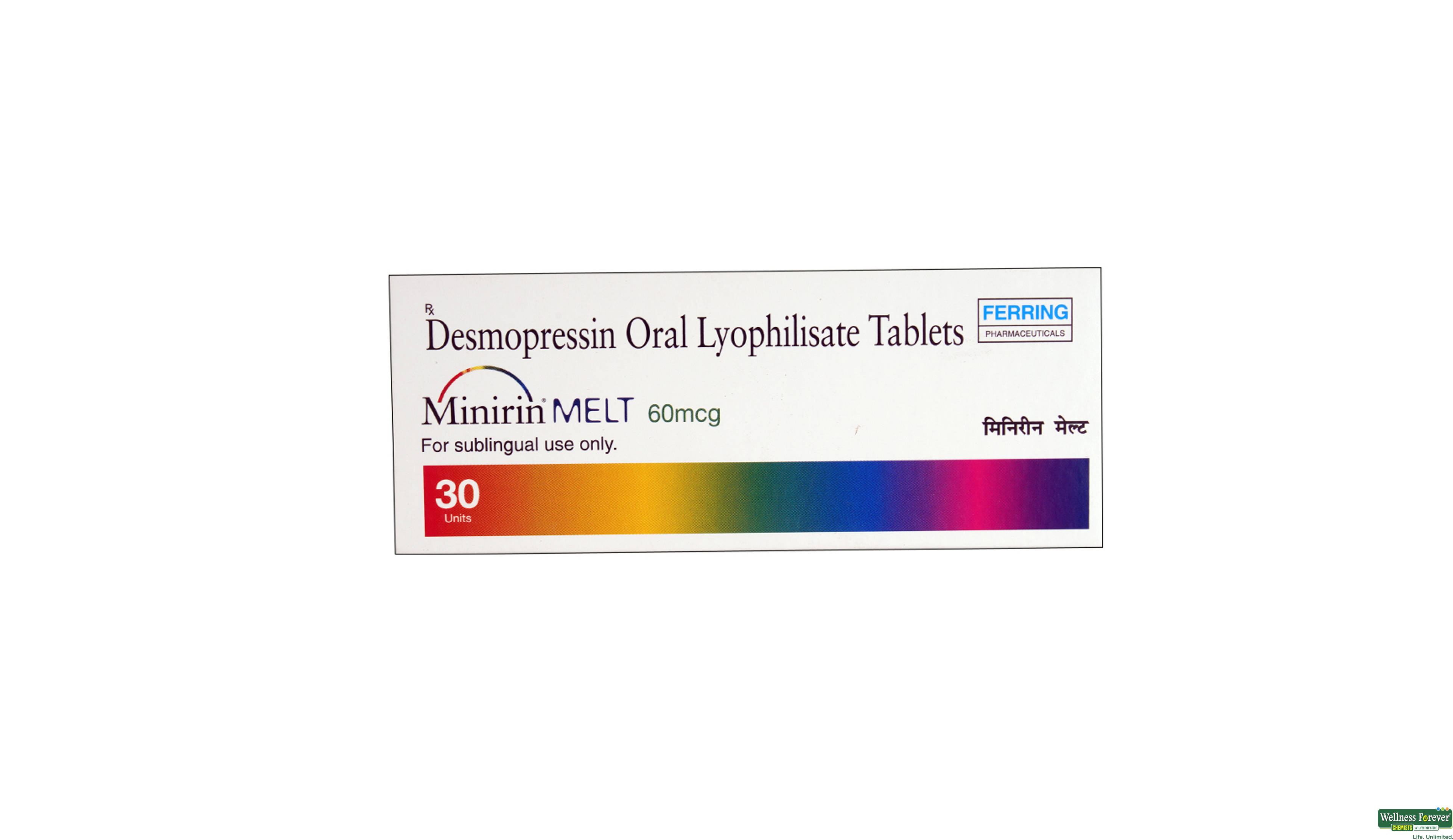 MINIRIN-MELT 60MCG 10TAB- 1, 10TAB, 