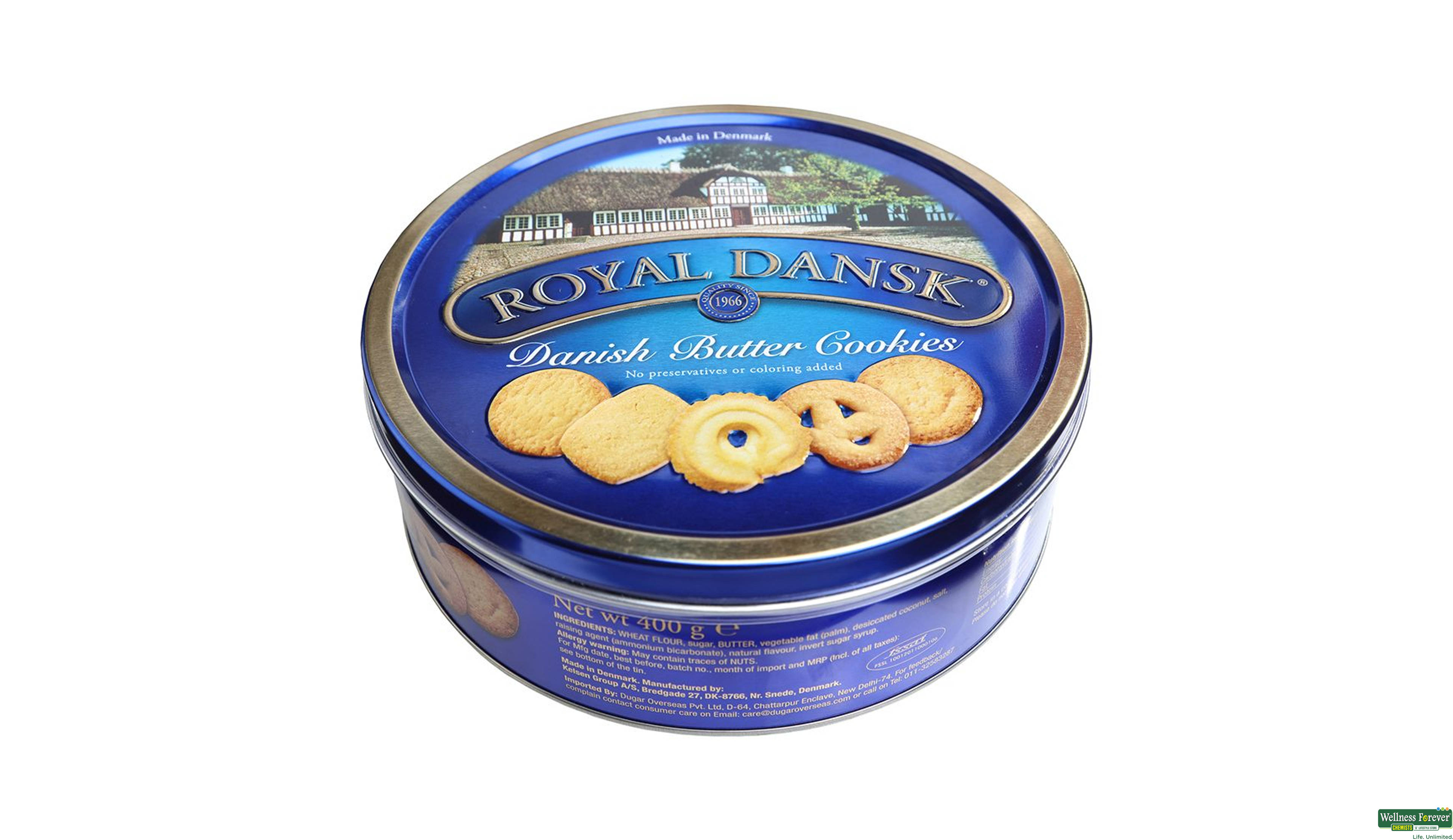 ROYAL DANSK DANISH BUTTER COOKIES 400GM- 1, 400GM, null