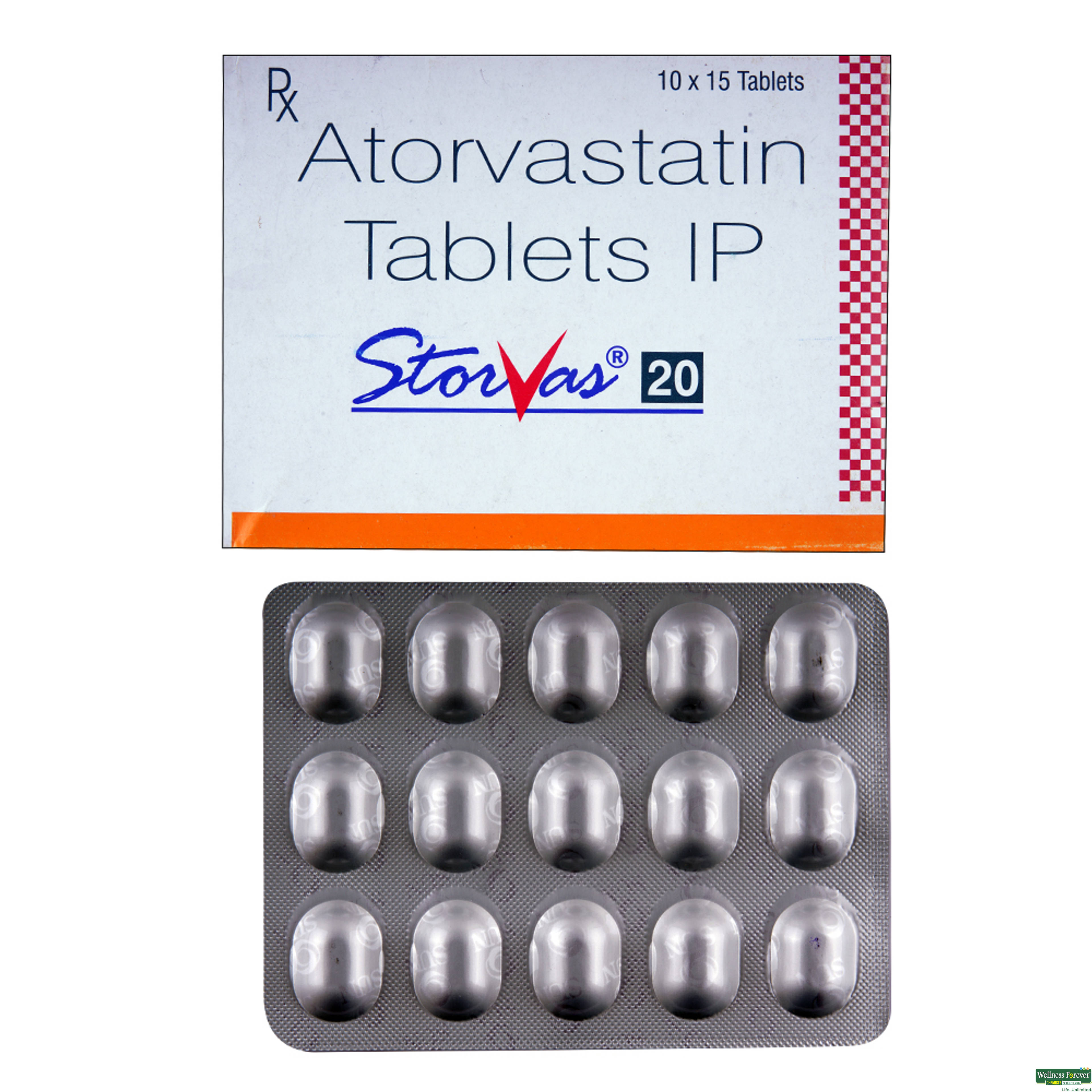Storvas 20mg 15 Tablets-image