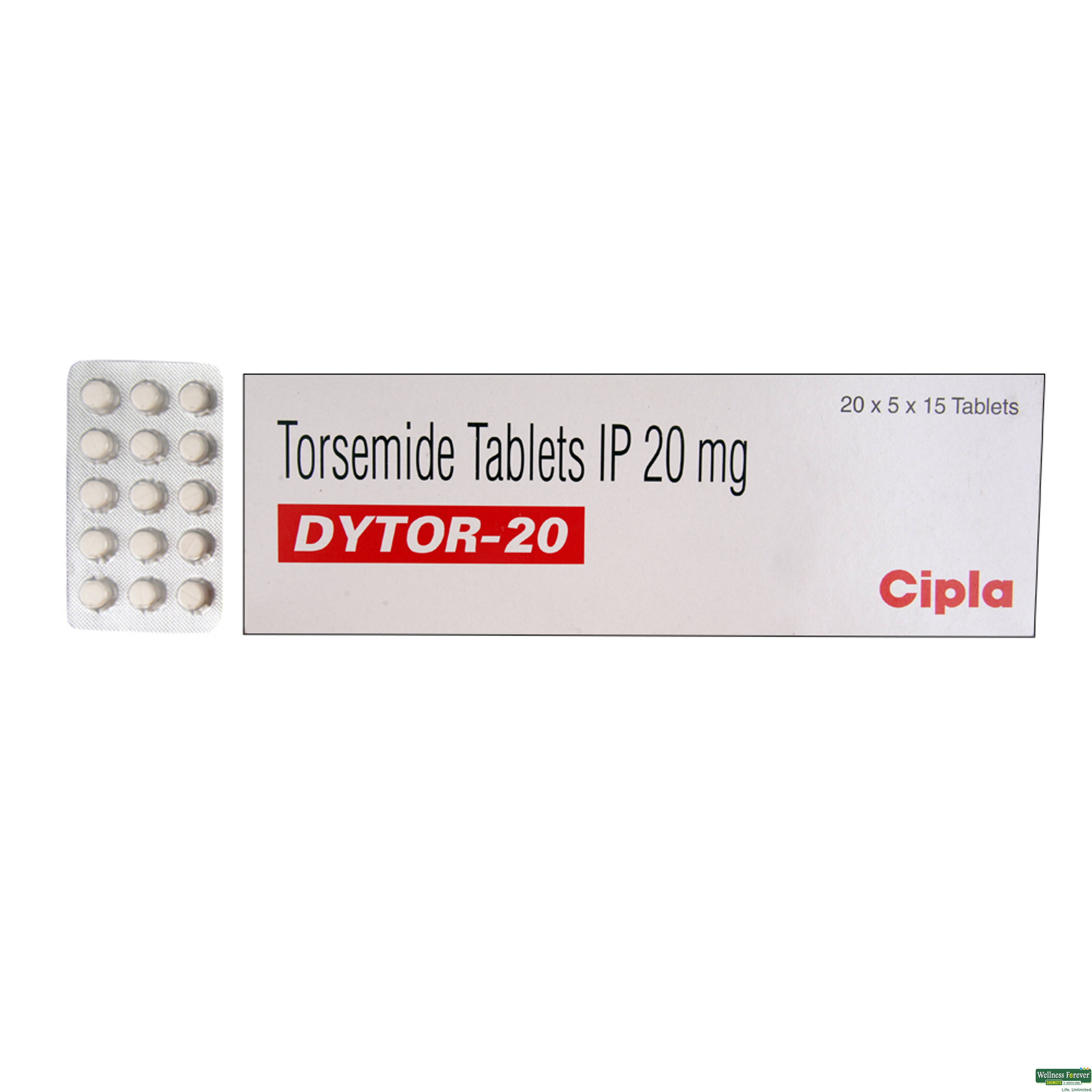 Dytor 20mg 15 Tablets-image