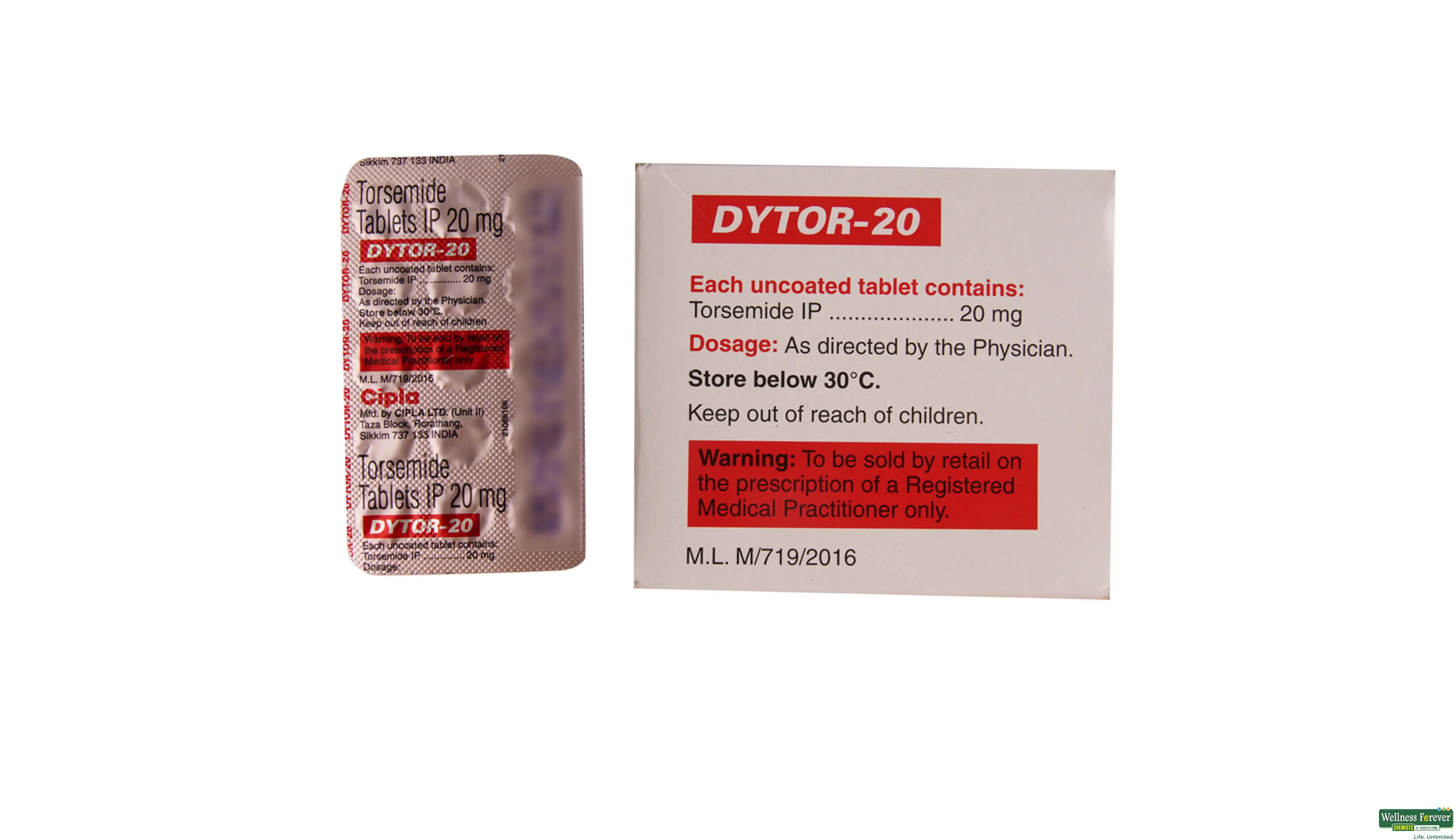 DYTOR 20MG 15TAB- 2, 15TAB, 