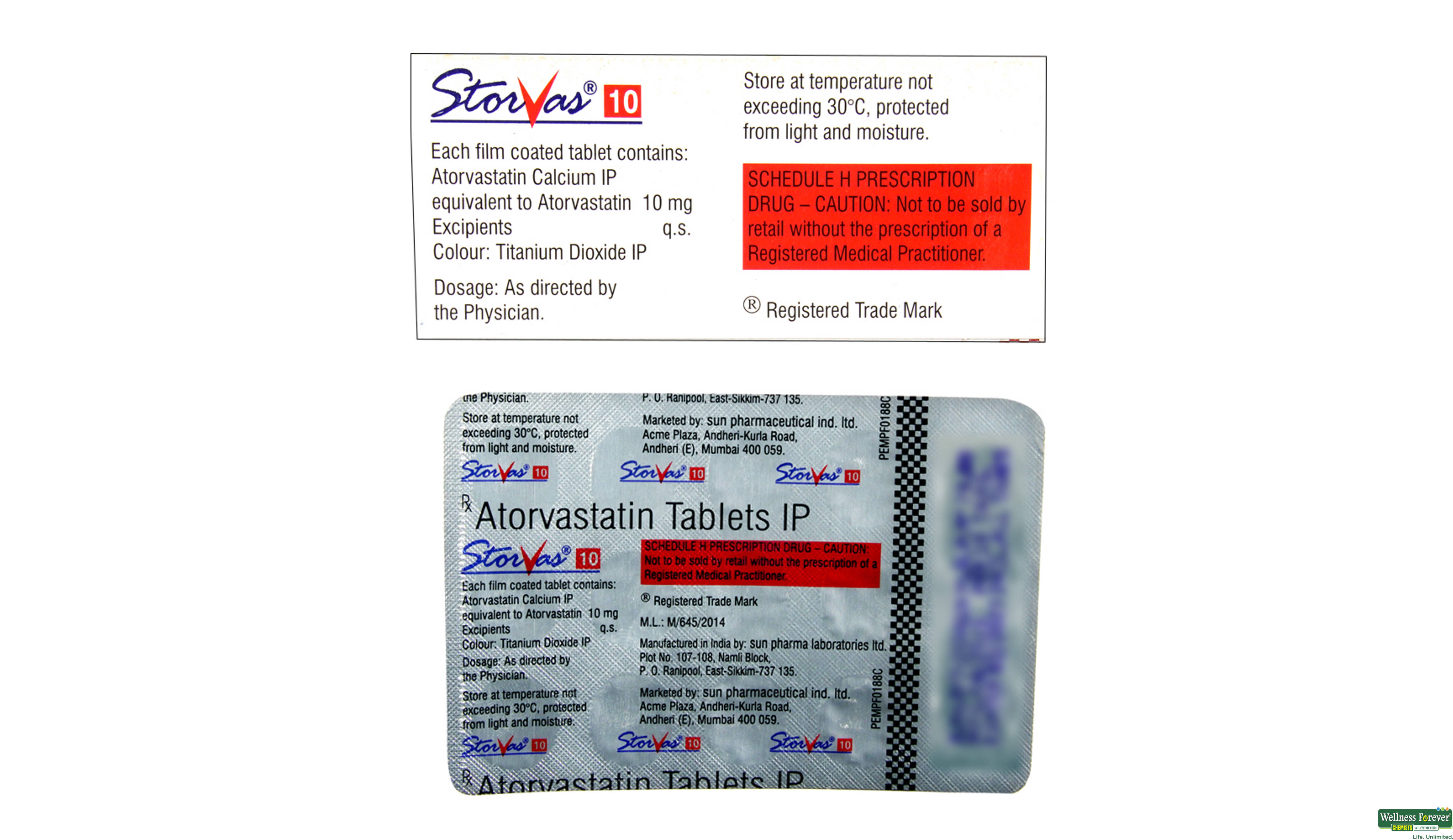 STORVAS 10MG 15TAB- 2, 15TAB, 