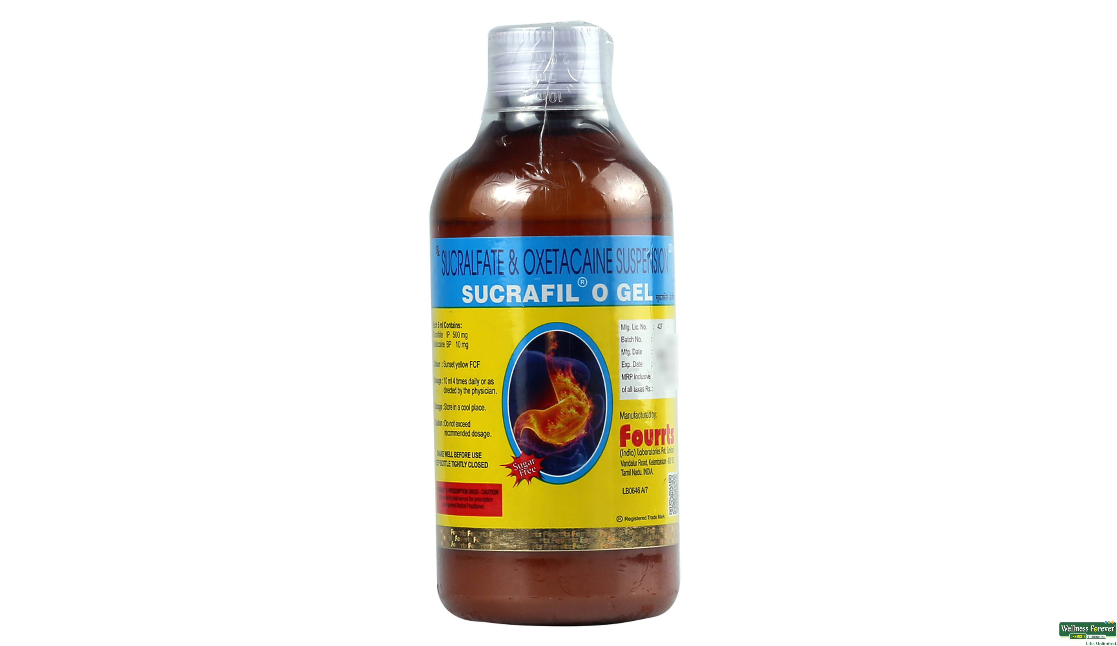 SUCRAFIL-O GEL 200ML- 1, 200ML, null