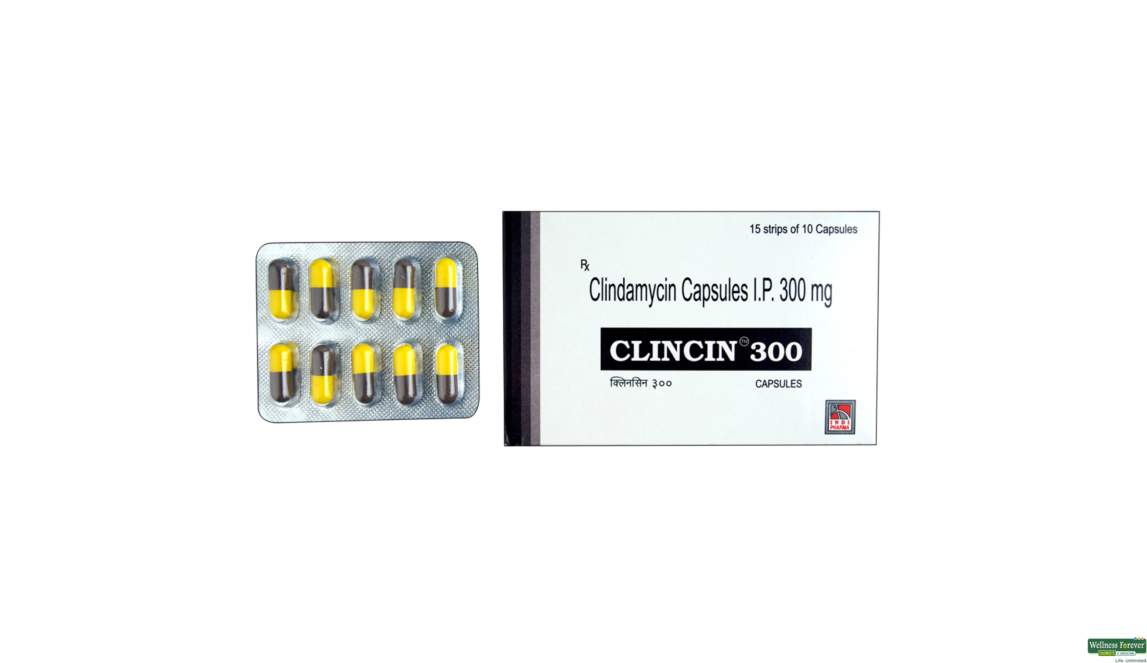 CLINCIN 300MG 10CAP- 1, 10CAP, 