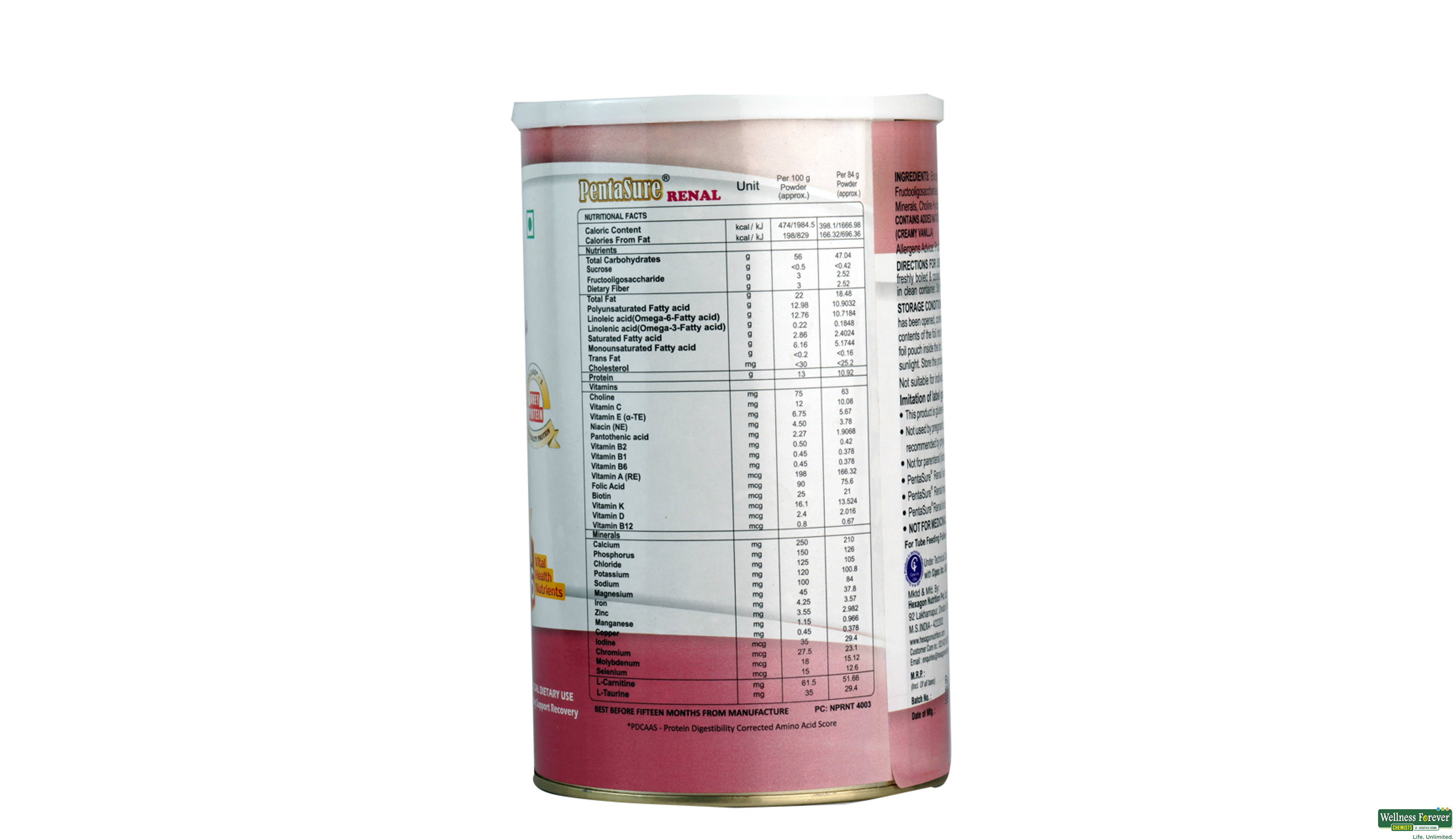 PENTASURE-RENAL VANI POW 400GM- 2, 400GM, 
