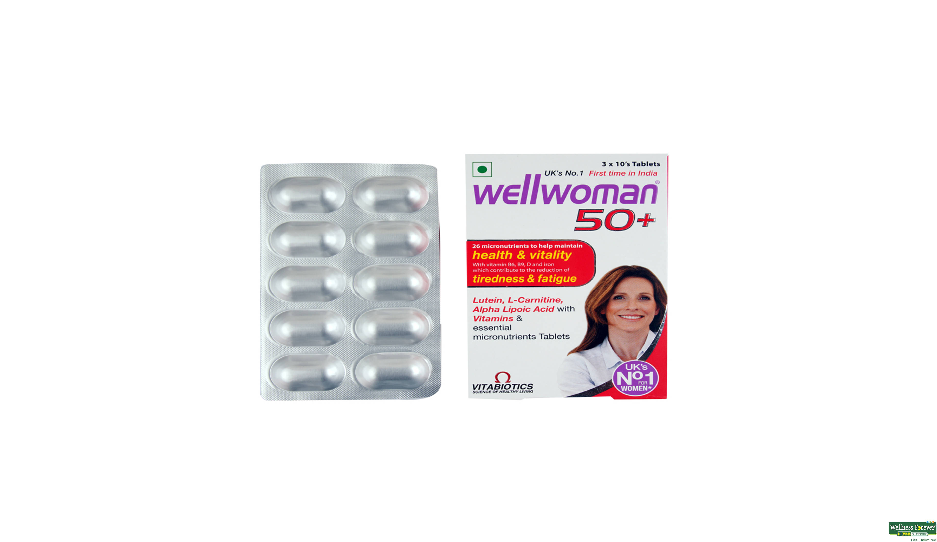 WELLWOMAN 50+ 10TAB- 1, 10TAB, 