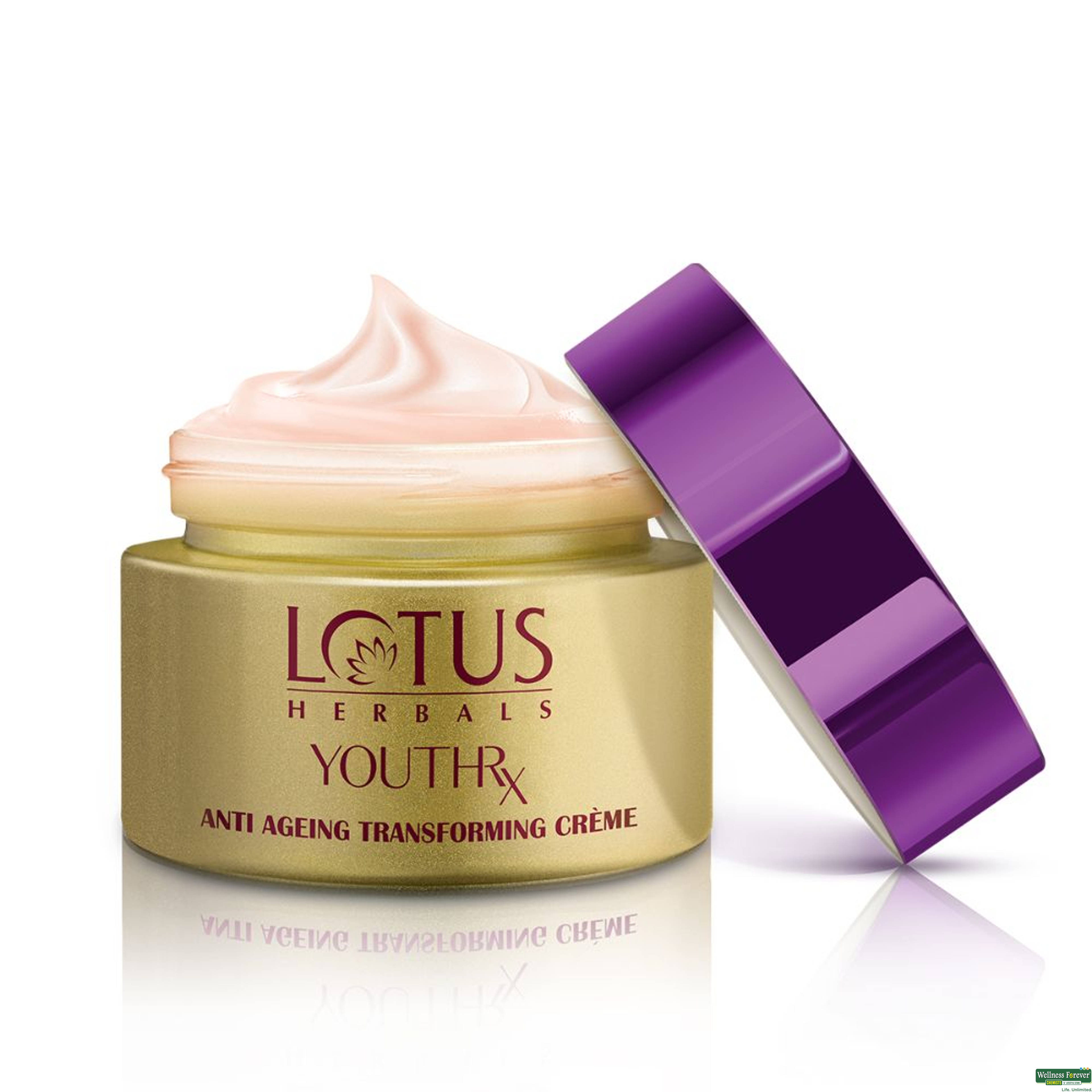 Lotus Face Cream Yout Anti Age Trans 50g-image
