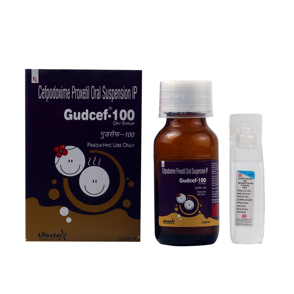 Buy Gudcef 100mg Suspension 30 ml Online at Best Prices Wellness Forever