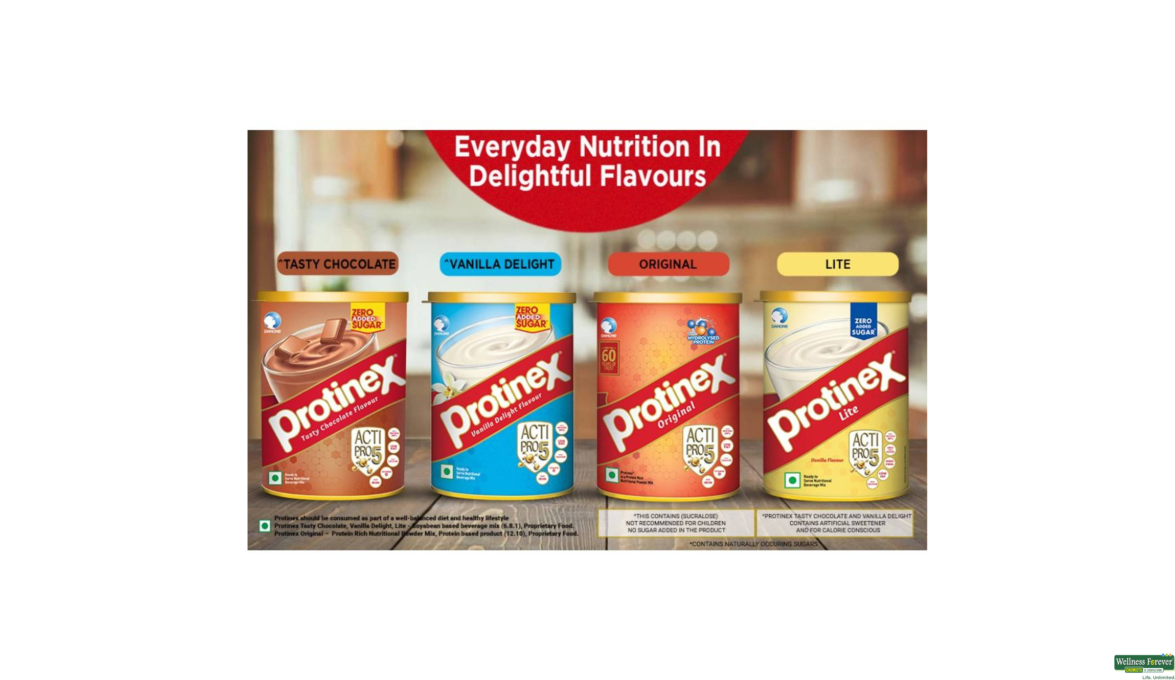 PROTINEX PWDR VANILLA TIN/BOX 250GM- 5, 250GM, 