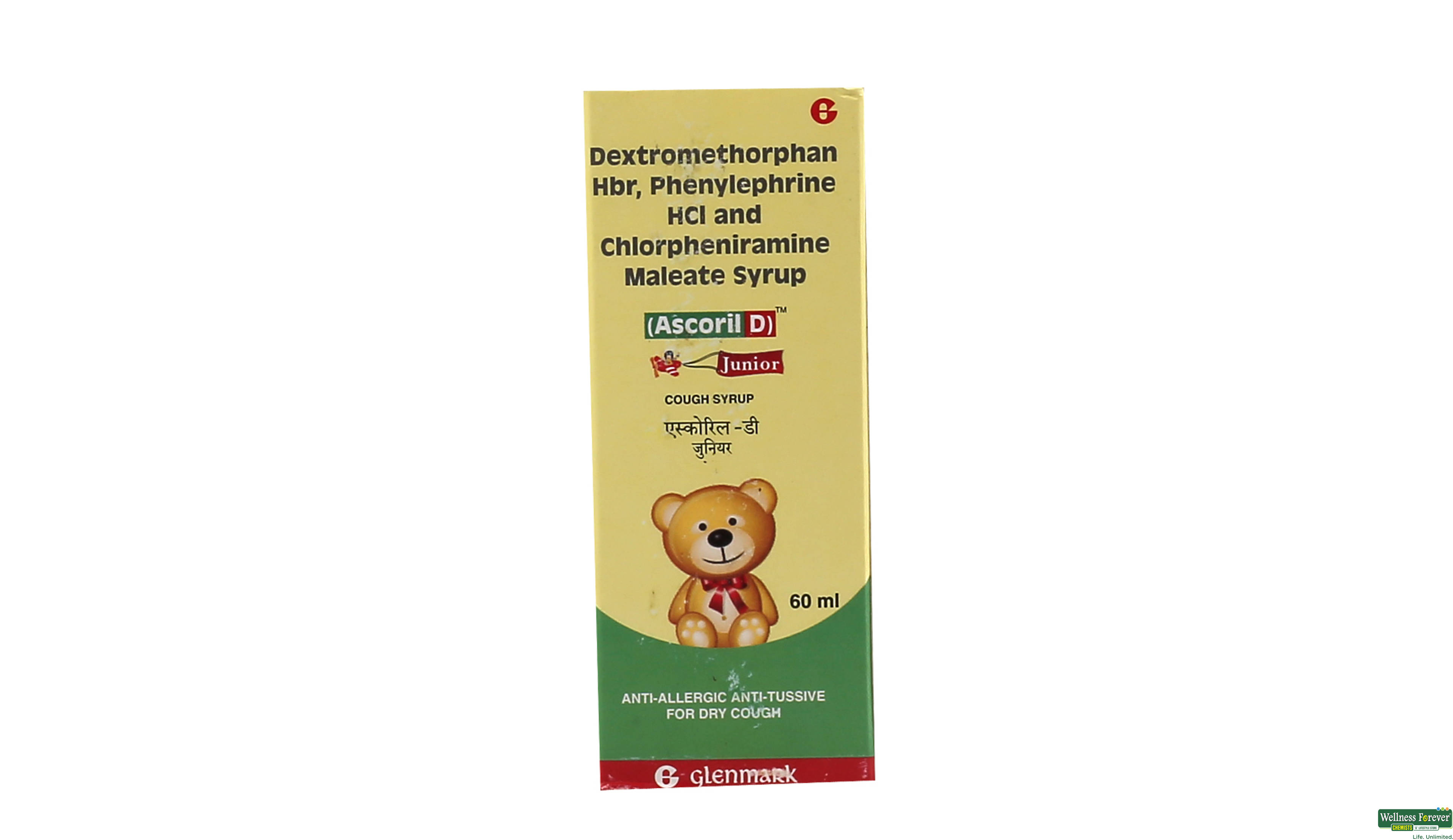 ASCORIL-D JUNIOR SYP 60ML- 1, 60ML, 