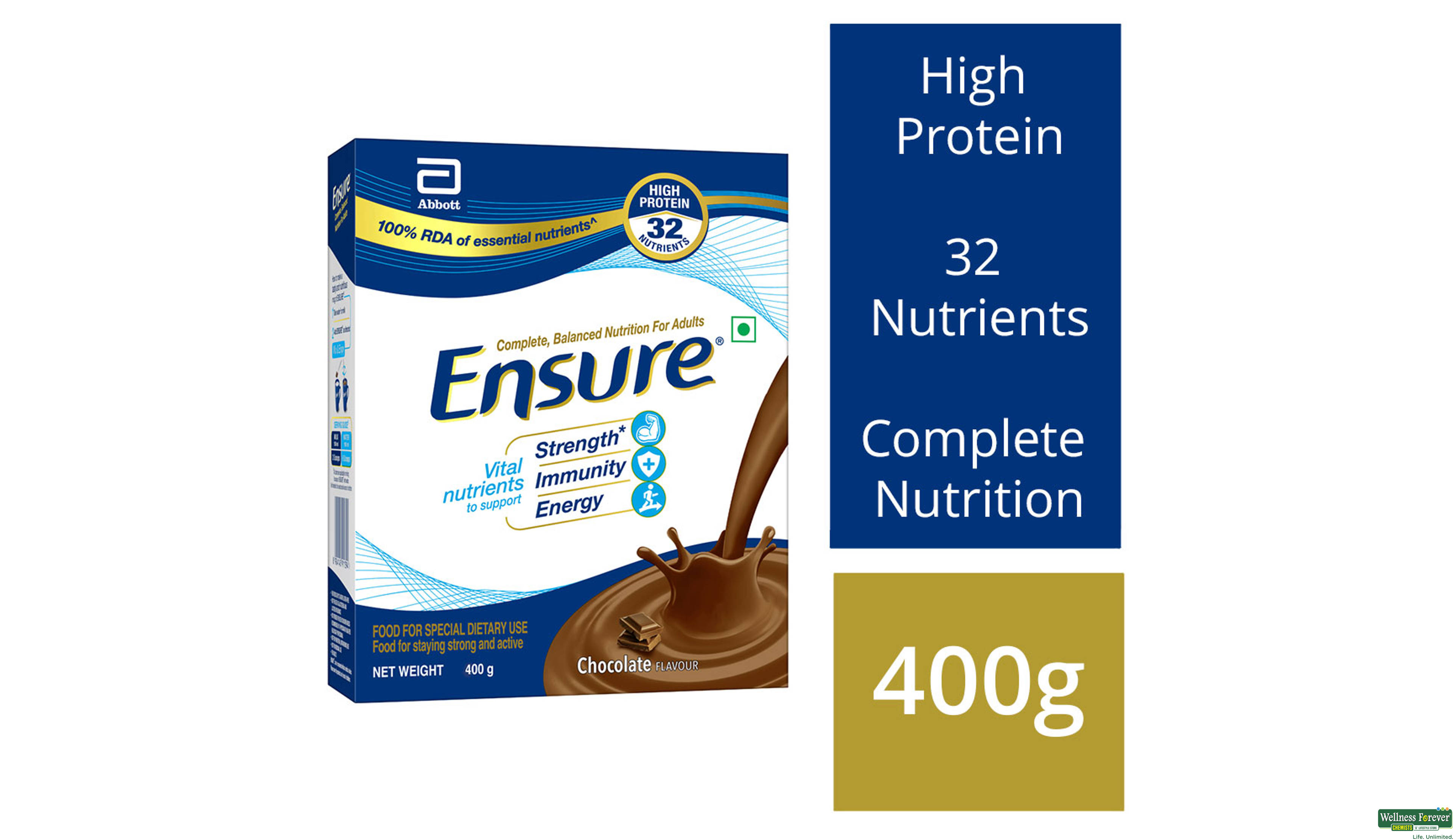 ENSURE CHOC POW 400GM- 1, 400GM, 