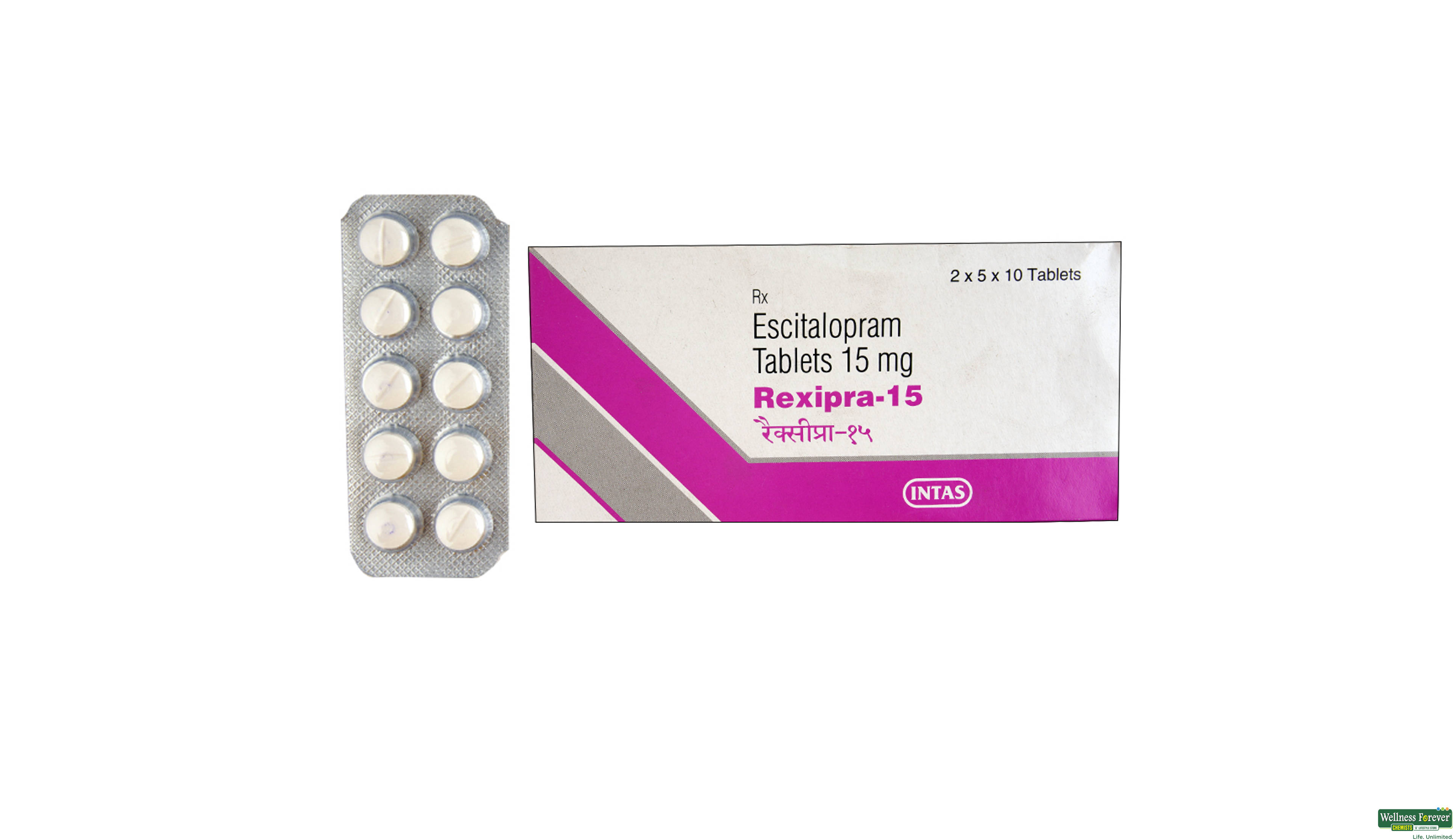 REXIPRA 15MG 10TAB- 1, 10TAB, 