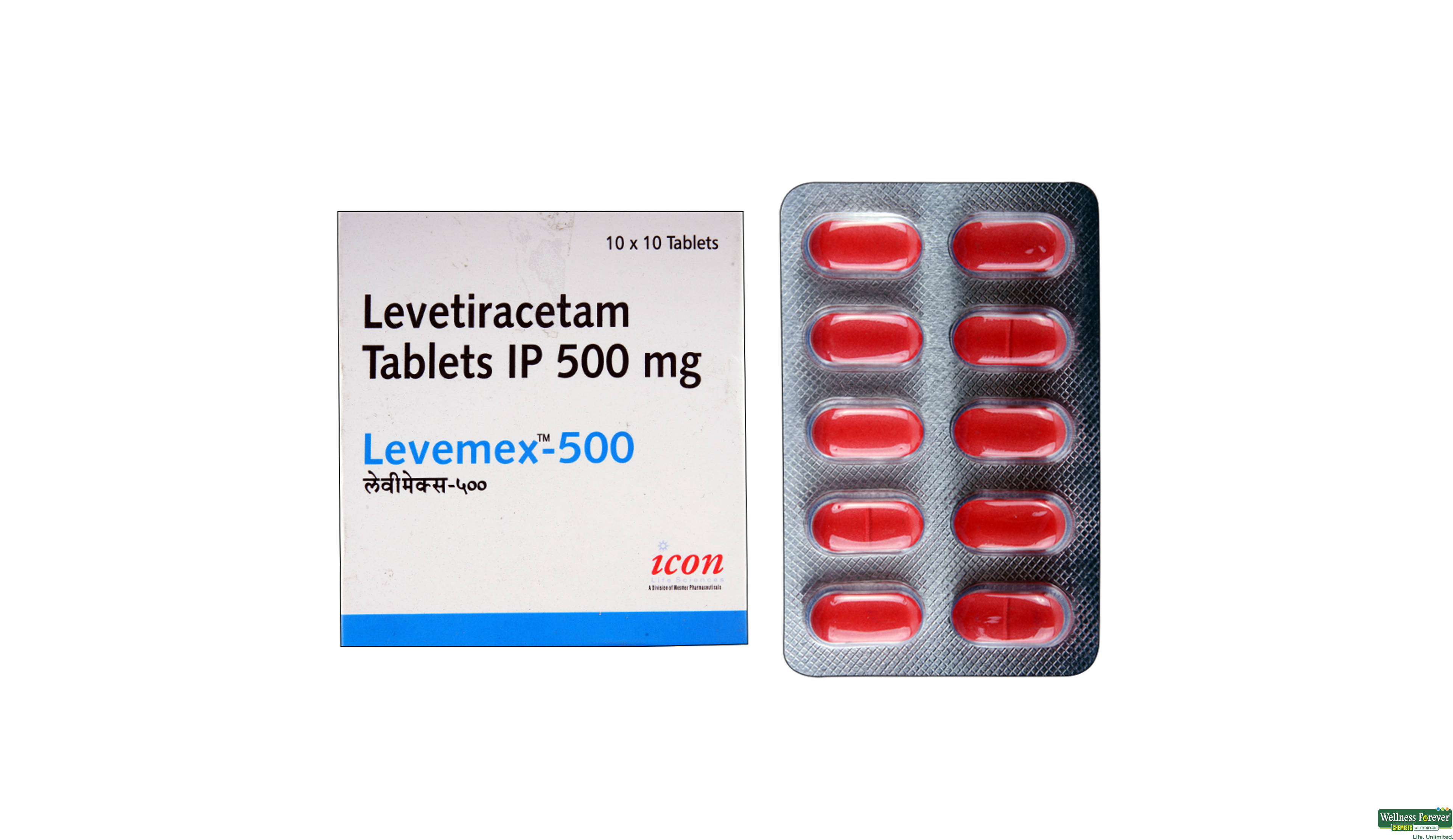 LEVEMEX 500MG 10TAB- 1, 10TAB, 