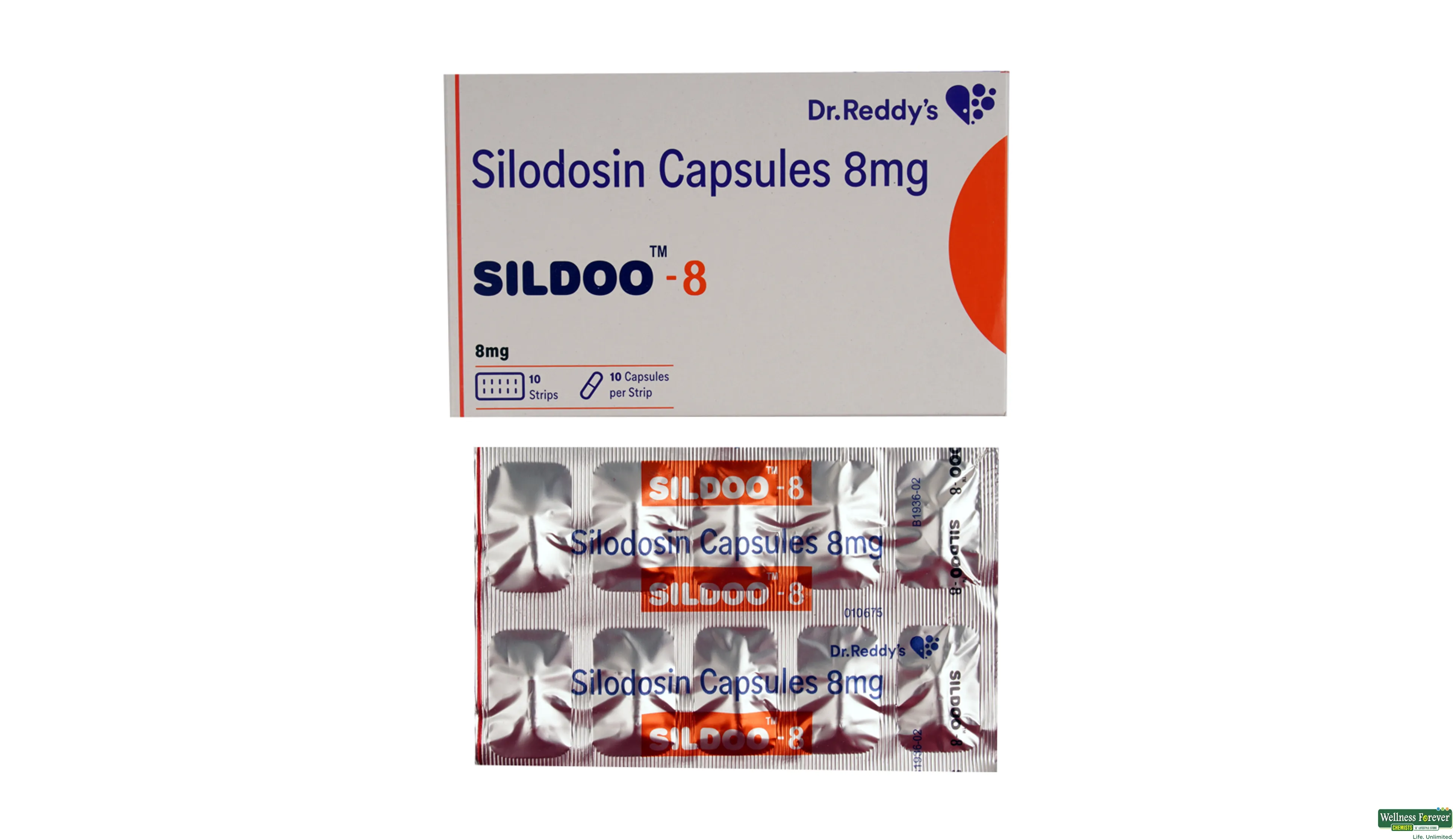 SILDOO 8MG 10CAP- 1, 10CAP, 