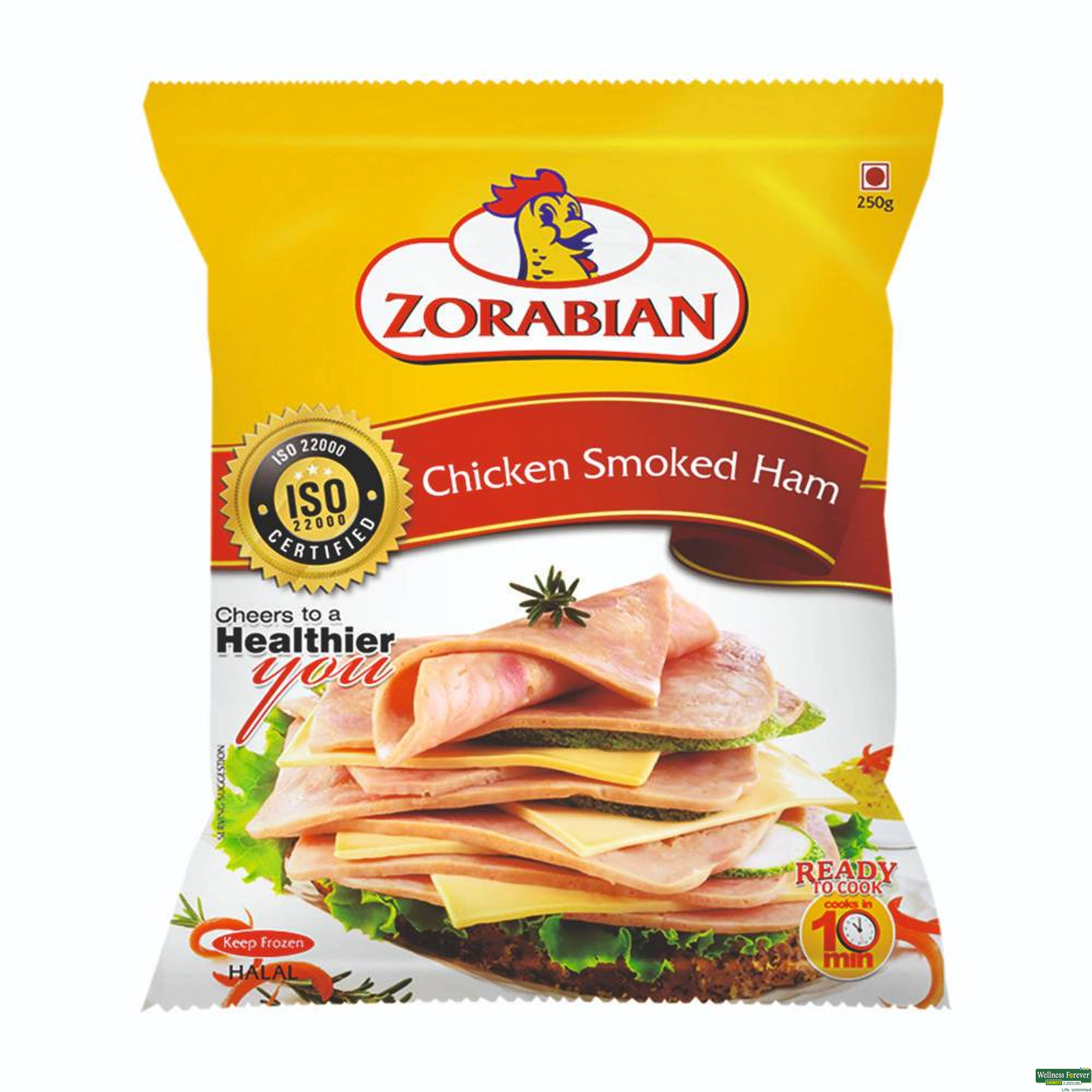 Zorabian Chicken Smoked Ham 250g-image