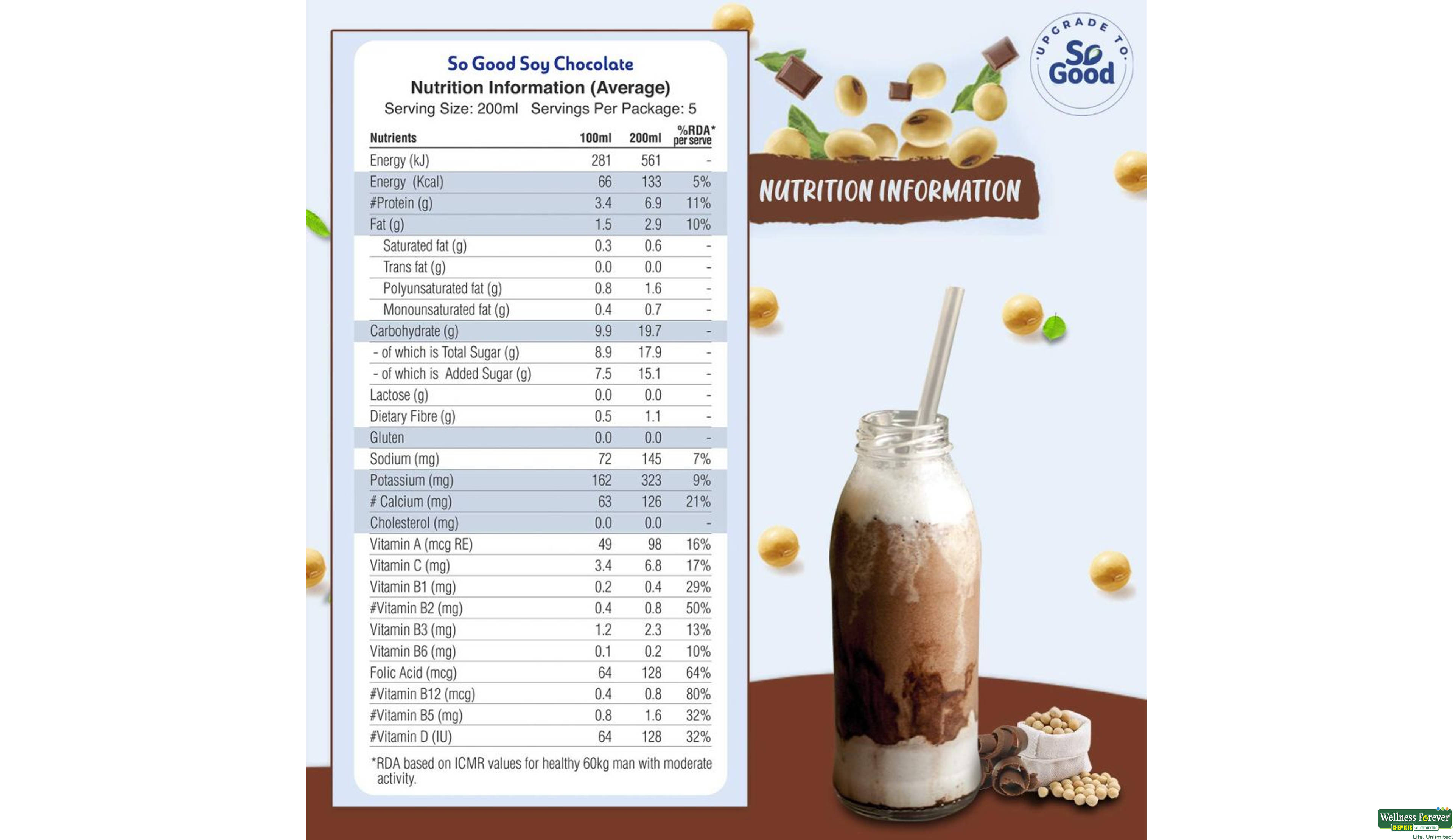 SO GOOD SOY CHOCOLATE 1LTR- 3, 1LTR, null