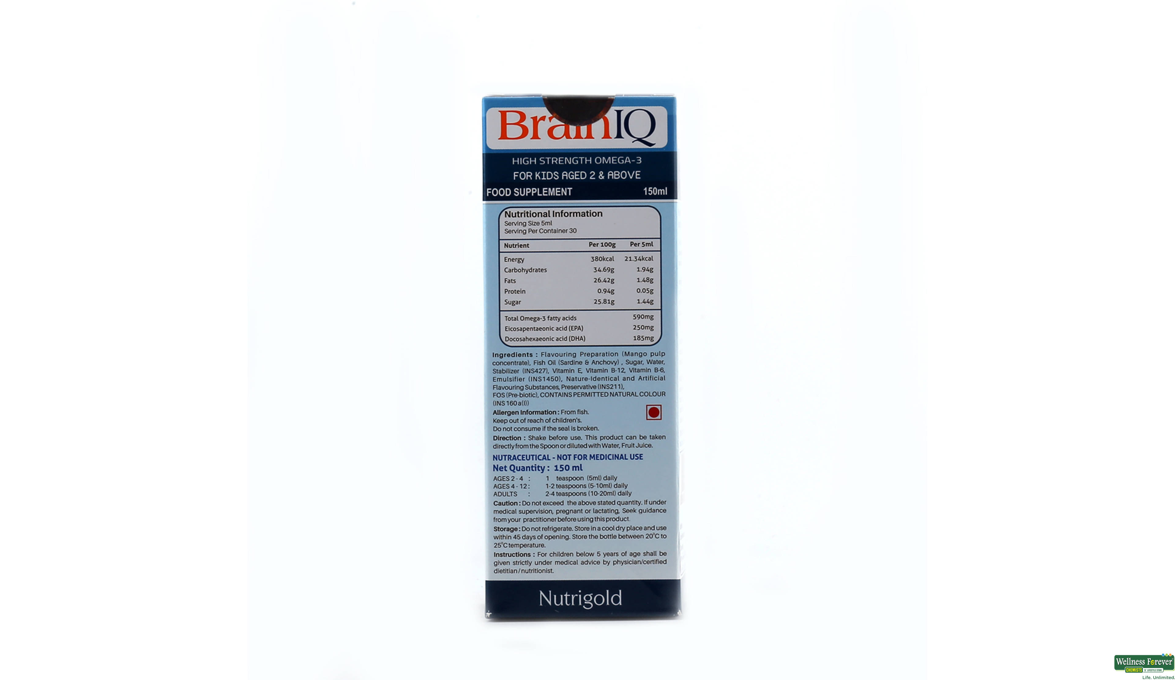 BRAIN-IQ SYP 150ML- 2, 150ML, 