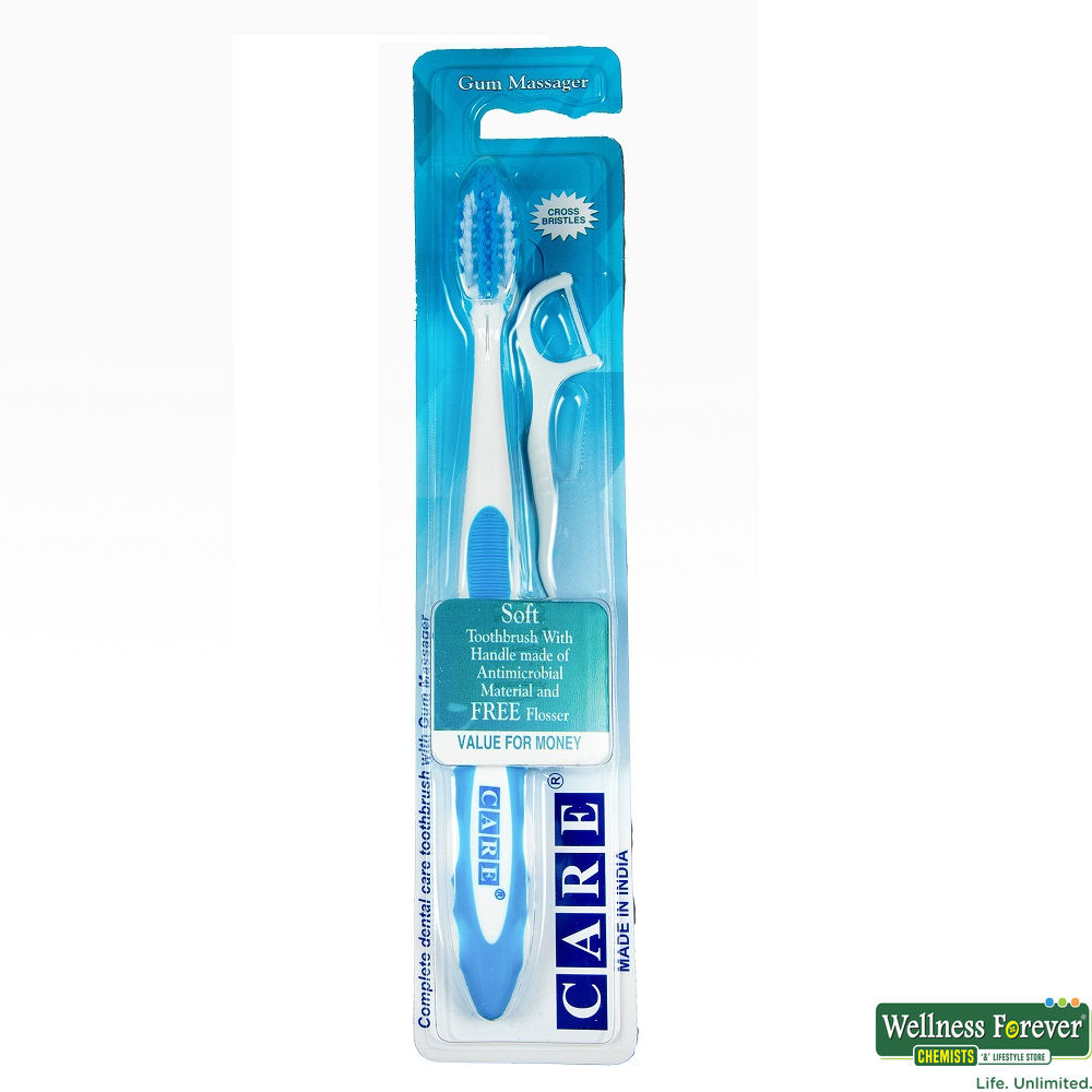 Toothbrush with sale gum massager