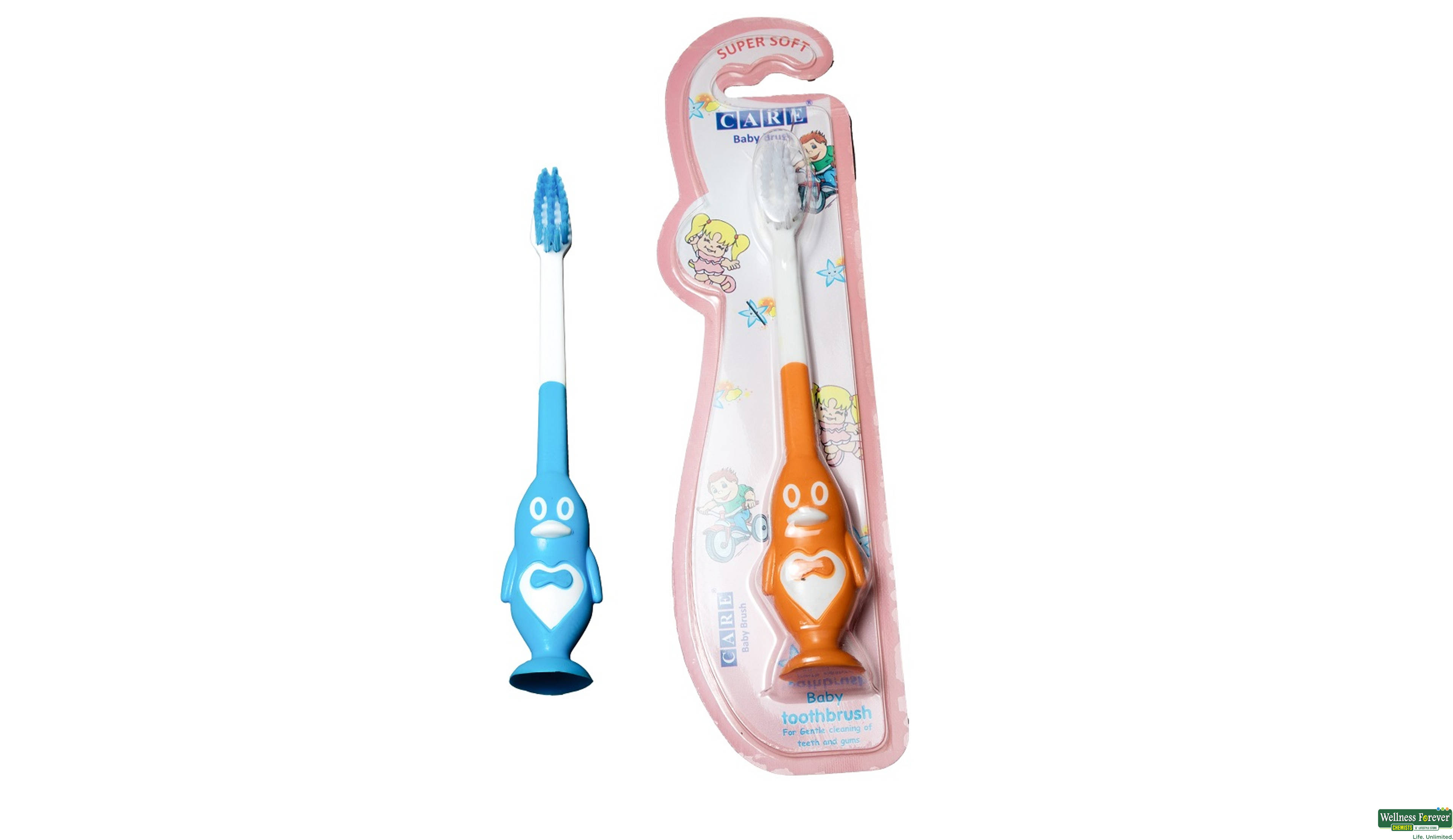 CARE T/BRUSH BABY 1PC- 2, 1PC, 