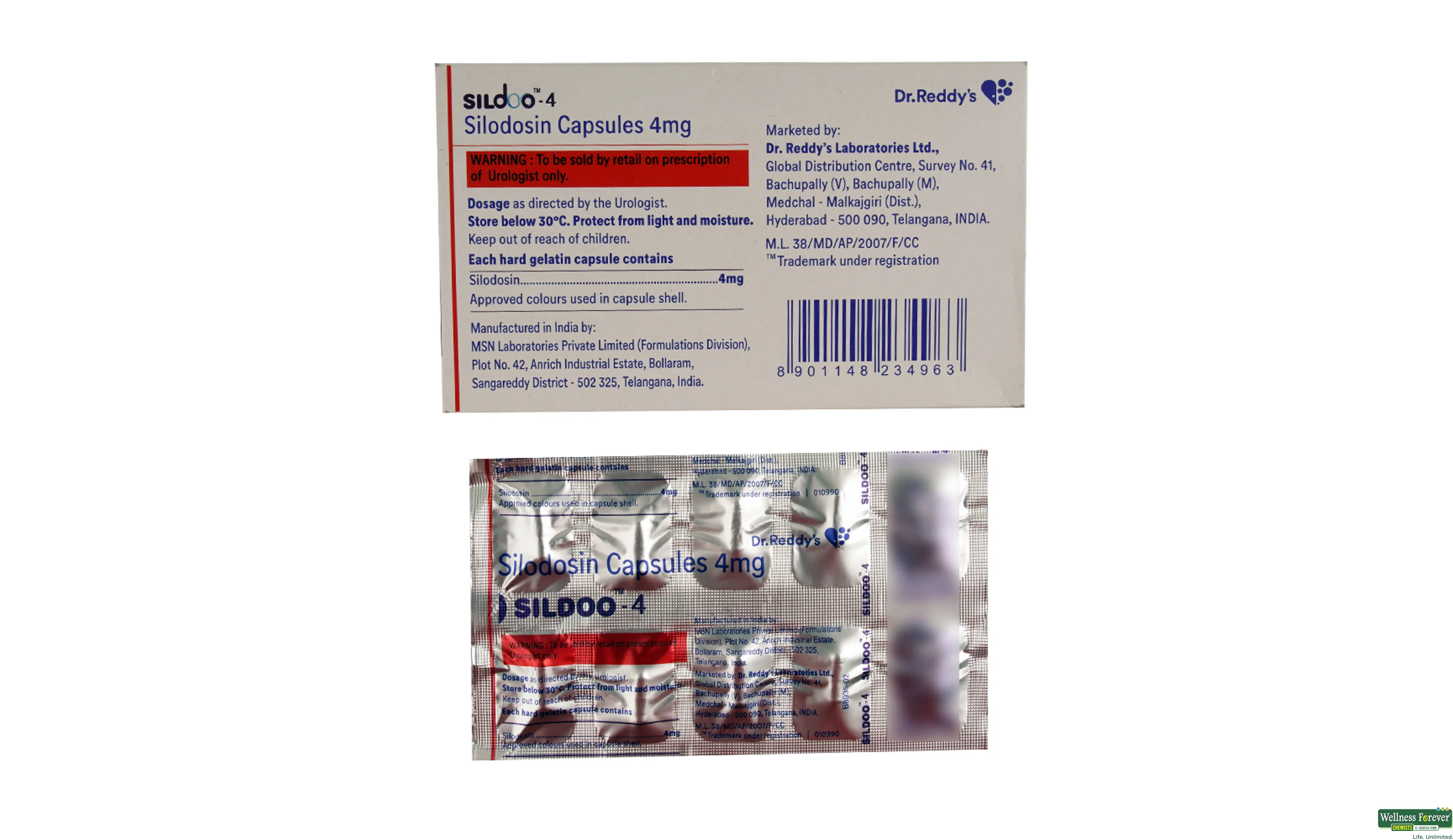 SILDOO 4MG 10CAP- 2, 10CAP, 