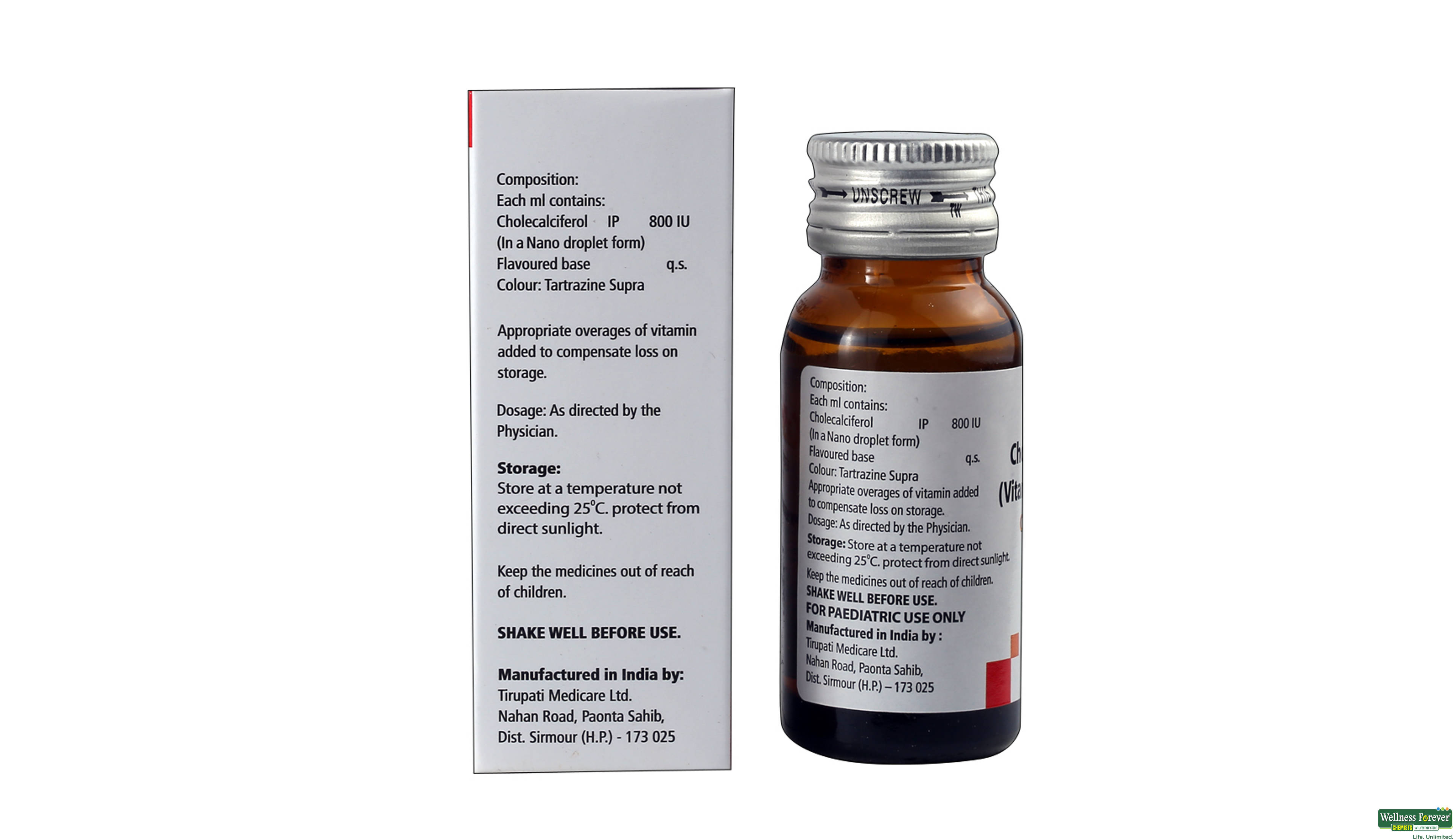 CALSHINE-P ORAL DROP 30ML- 2, 30ML, 